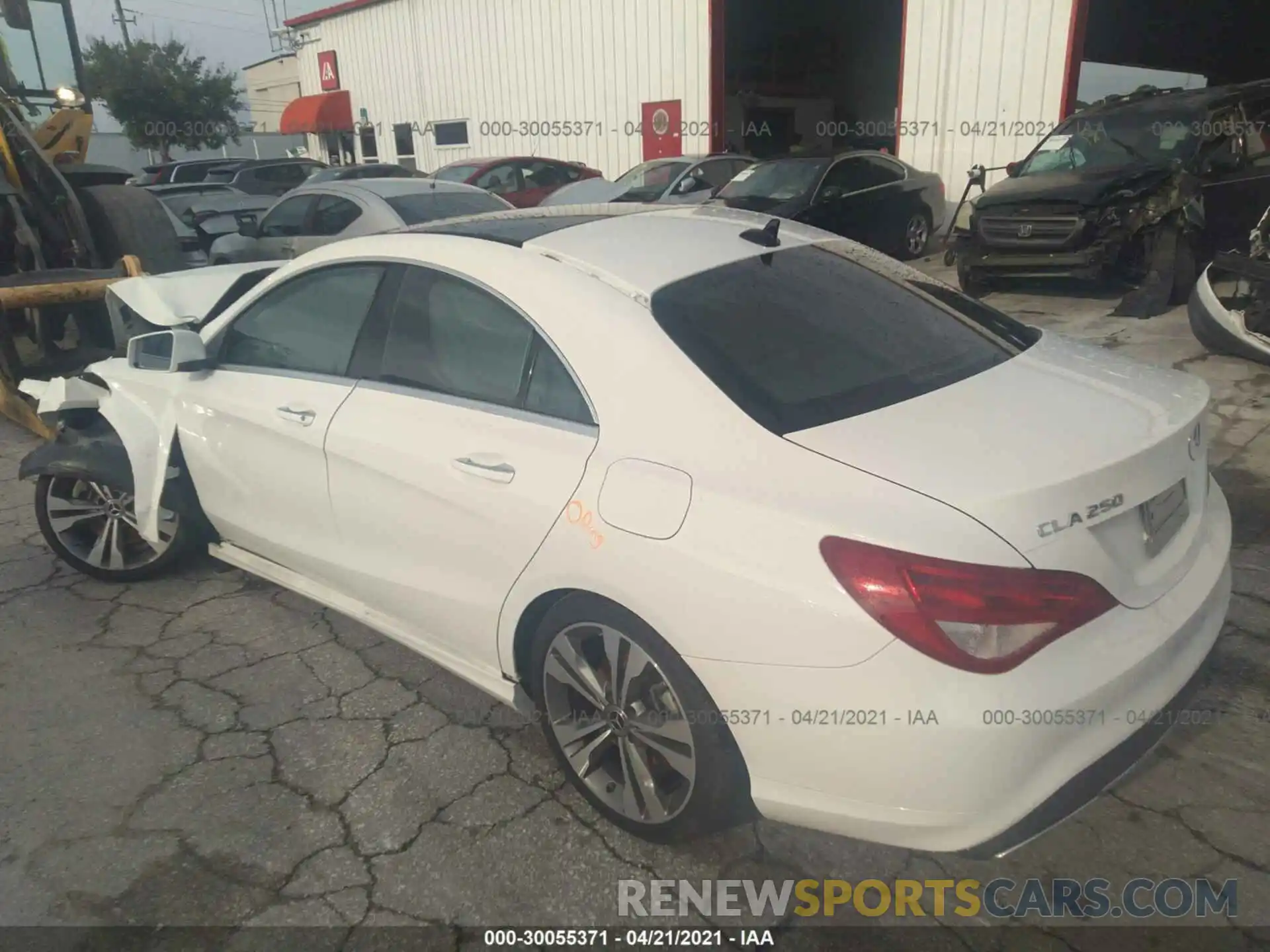 3 Photograph of a damaged car WDDSJ4EB3KN743173 MERCEDES-BENZ CLA 2019