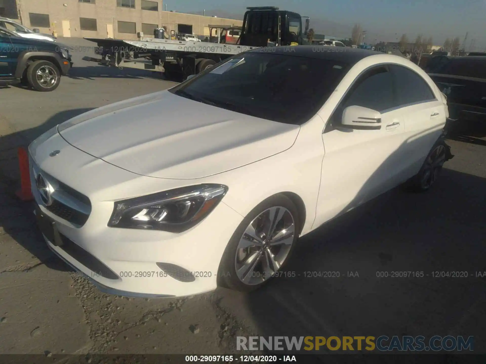 2 Photograph of a damaged car WDDSJ4EB4KN705046 MERCEDES-BENZ CLA 2019