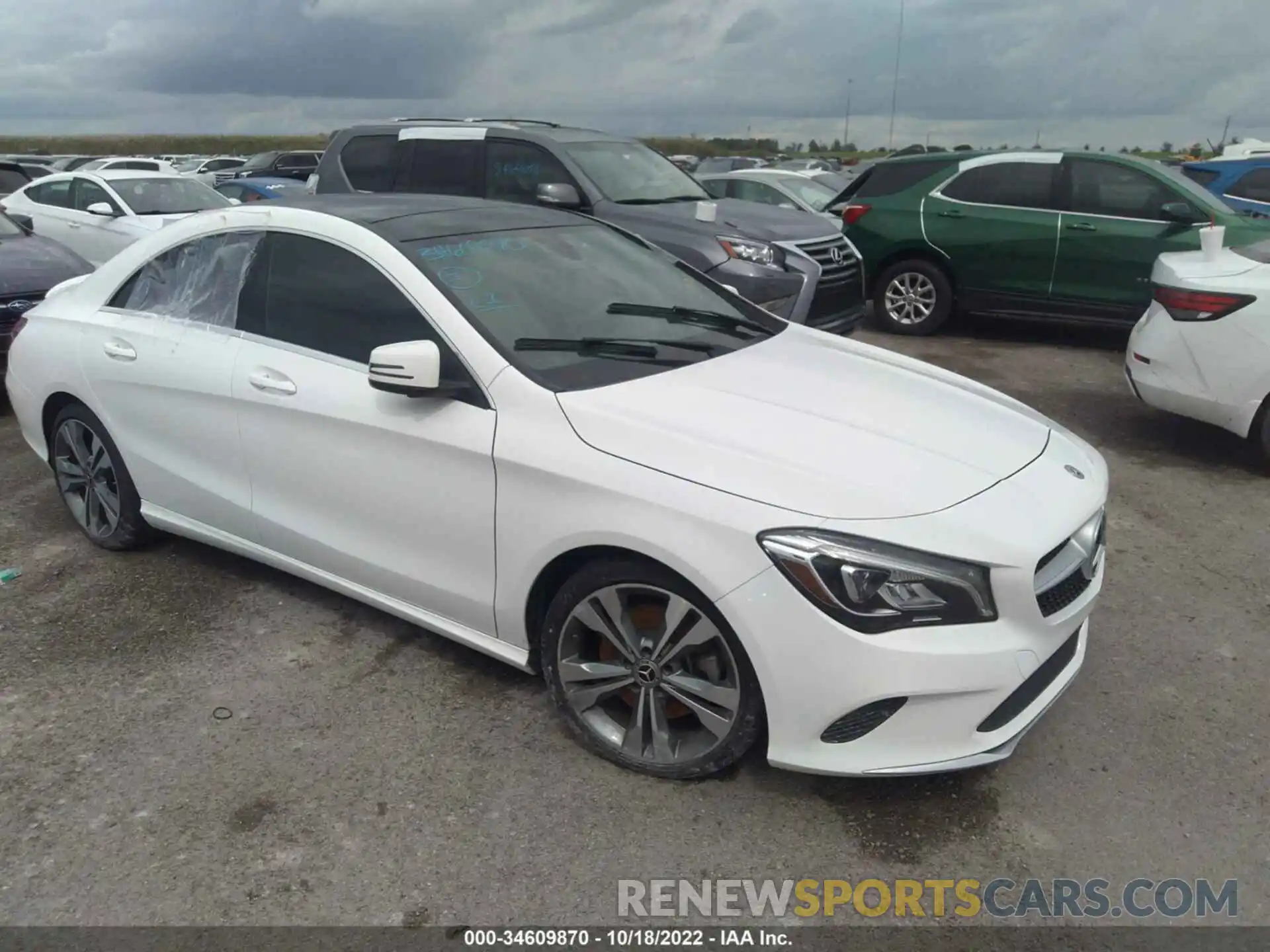 1 Photograph of a damaged car WDDSJ4EB4KN719268 MERCEDES-BENZ CLA 2019