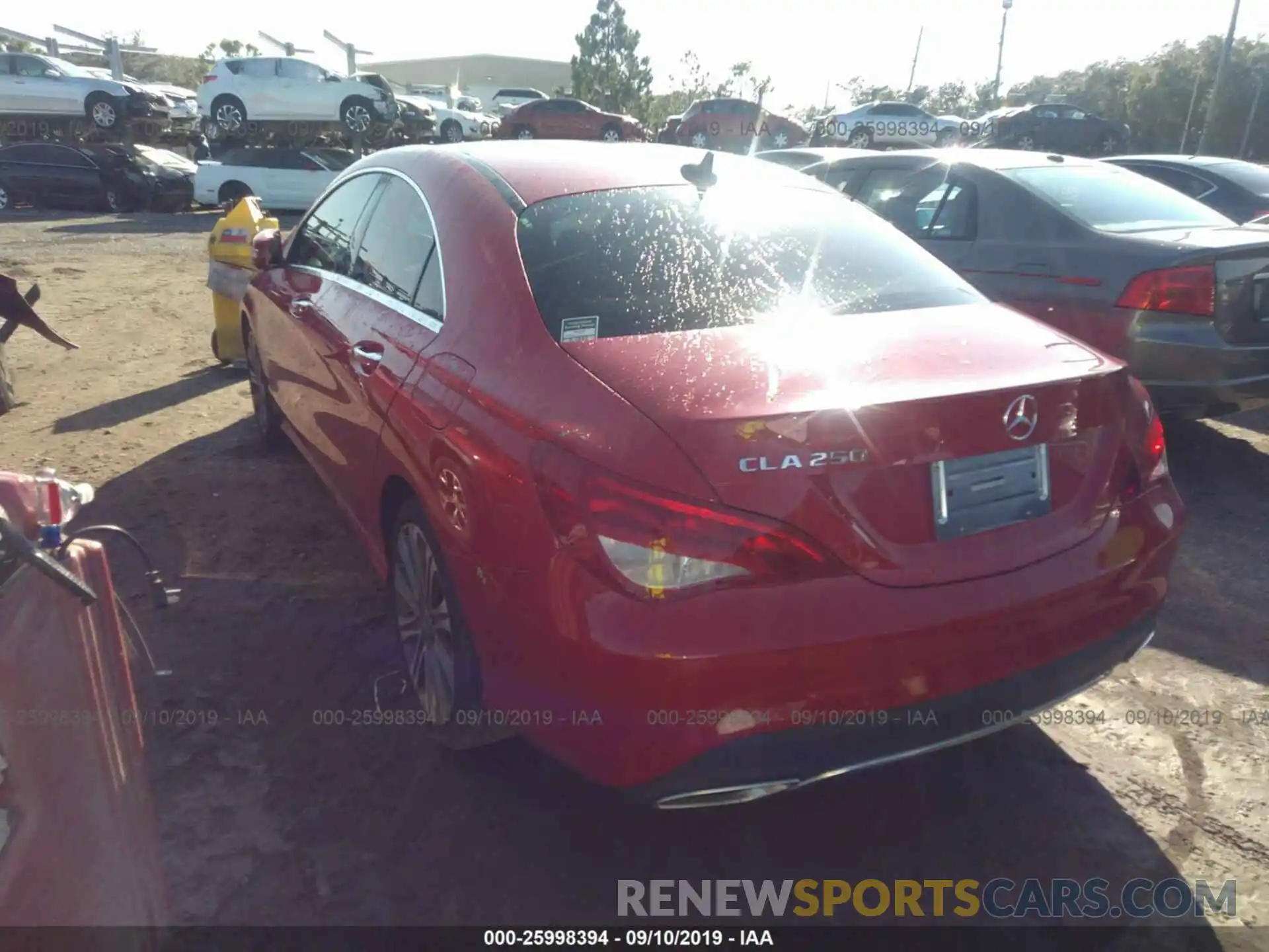 3 Photograph of a damaged car WDDSJ4EB4KN727239 MERCEDES-BENZ CLA 2019