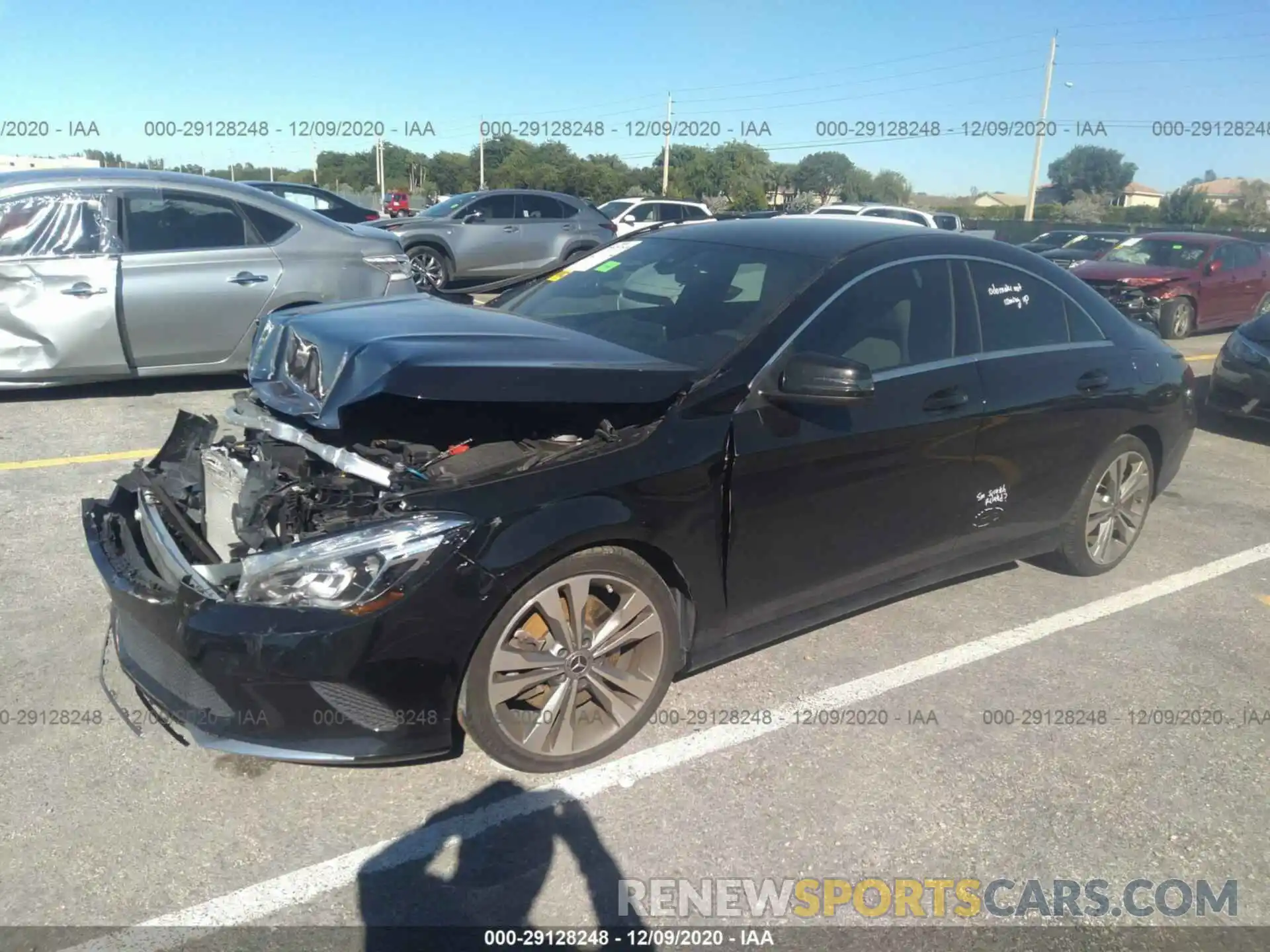 2 Photograph of a damaged car WDDSJ4EB4KN739116 MERCEDES-BENZ CLA 2019