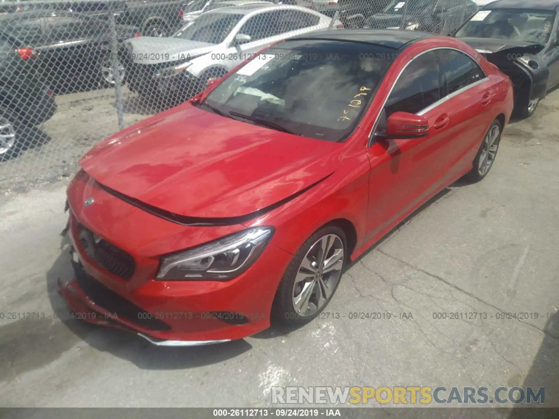 2 Photograph of a damaged car WDDSJ4EB4KN751279 MERCEDES-BENZ CLA 2019