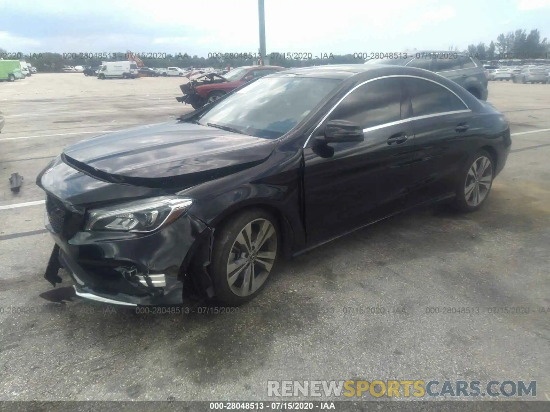 2 Фотография поврежденного автомобиля WDDSJ4EB4KN769247 MERCEDES-BENZ CLA 2019