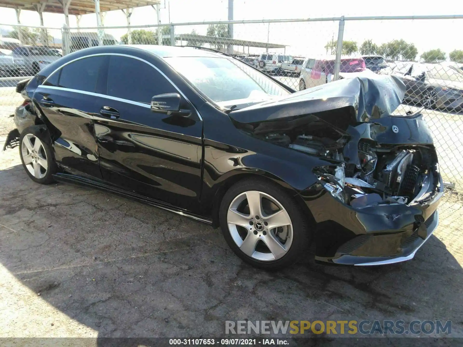 1 Photograph of a damaged car WDDSJ4EB4KN771287 MERCEDES-BENZ CLA 2019