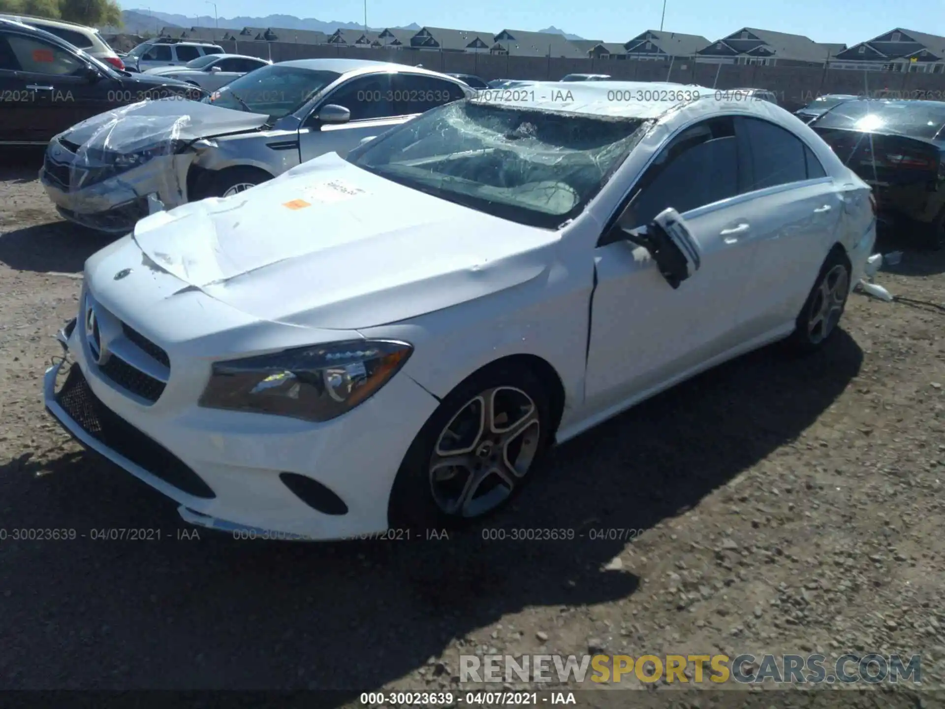 2 Photograph of a damaged car WDDSJ4EB4KN776392 MERCEDES-BENZ CLA 2019