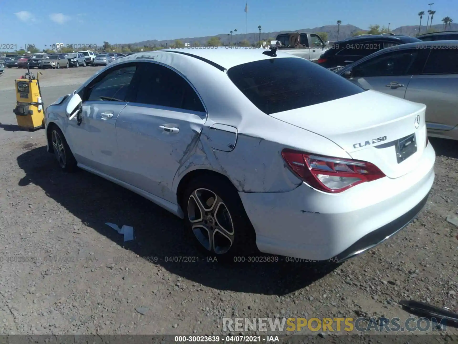 3 Photograph of a damaged car WDDSJ4EB4KN776392 MERCEDES-BENZ CLA 2019