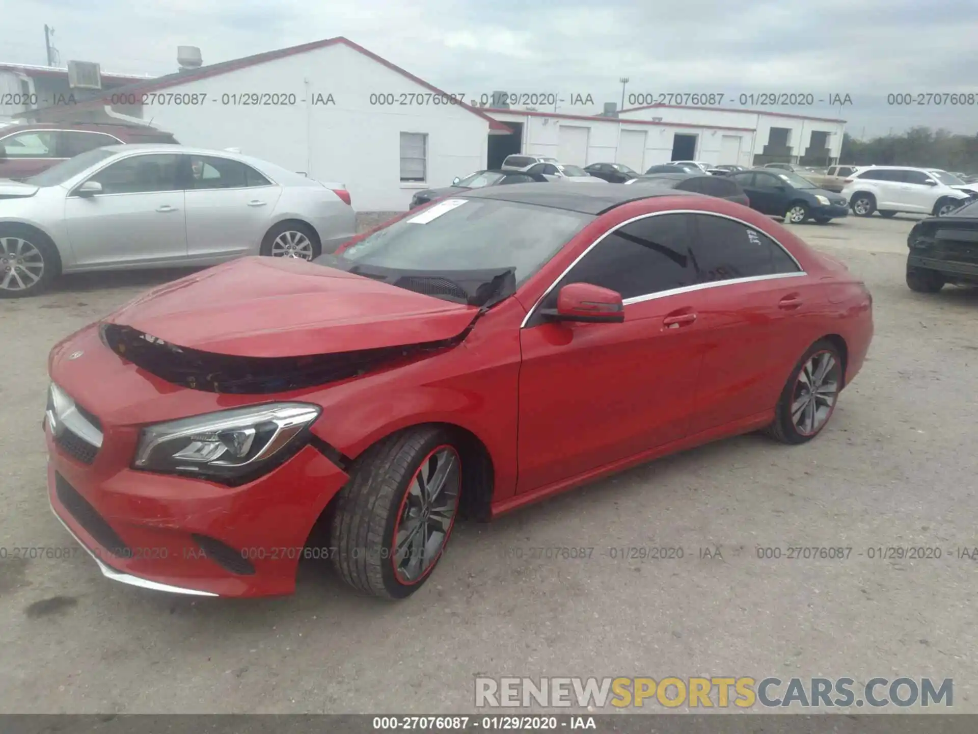 2 Photograph of a damaged car WDDSJ4EB5KN708585 MERCEDES-BENZ CLA 2019