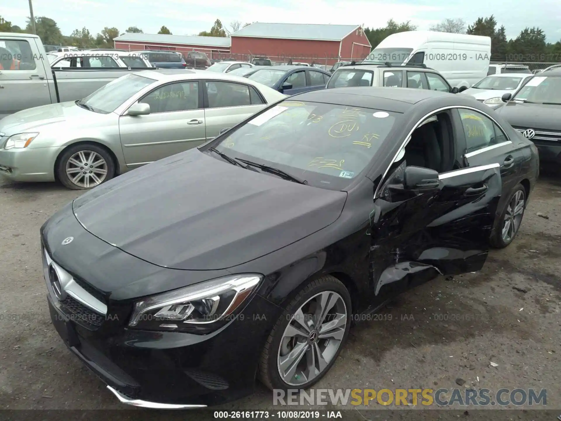 2 Фотография поврежденного автомобиля WDDSJ4EB5KN717643 MERCEDES-BENZ CLA 2019