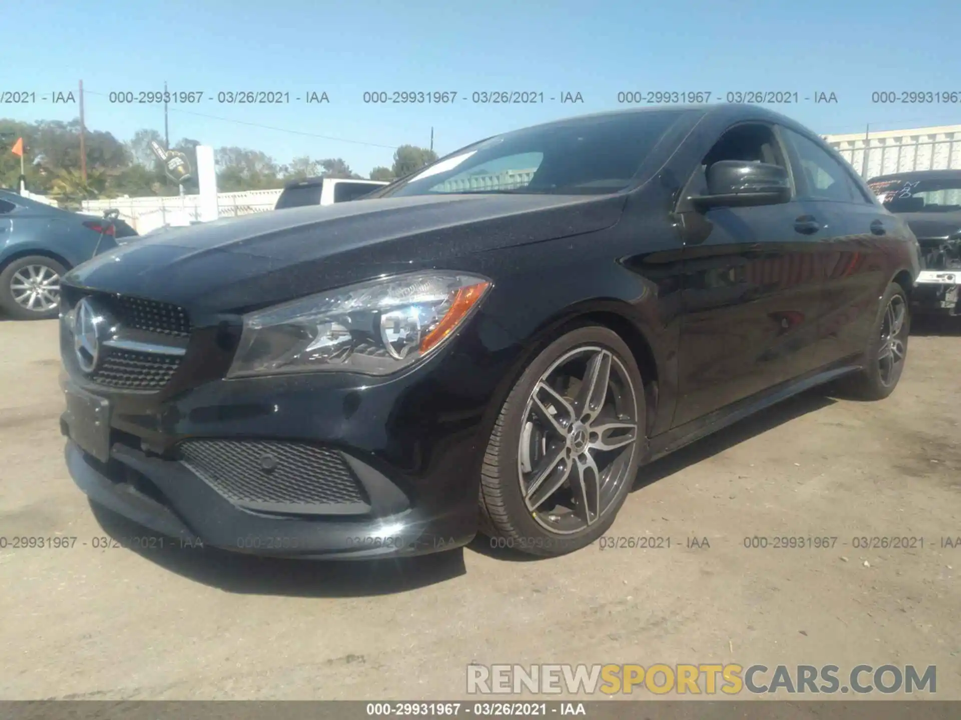 2 Photograph of a damaged car WDDSJ4EB5KN720249 MERCEDES-BENZ CLA 2019