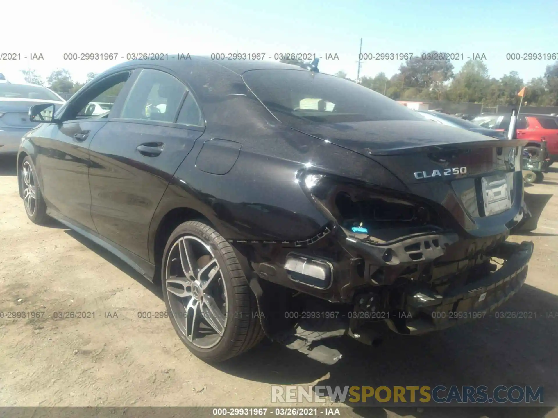 3 Photograph of a damaged car WDDSJ4EB5KN720249 MERCEDES-BENZ CLA 2019