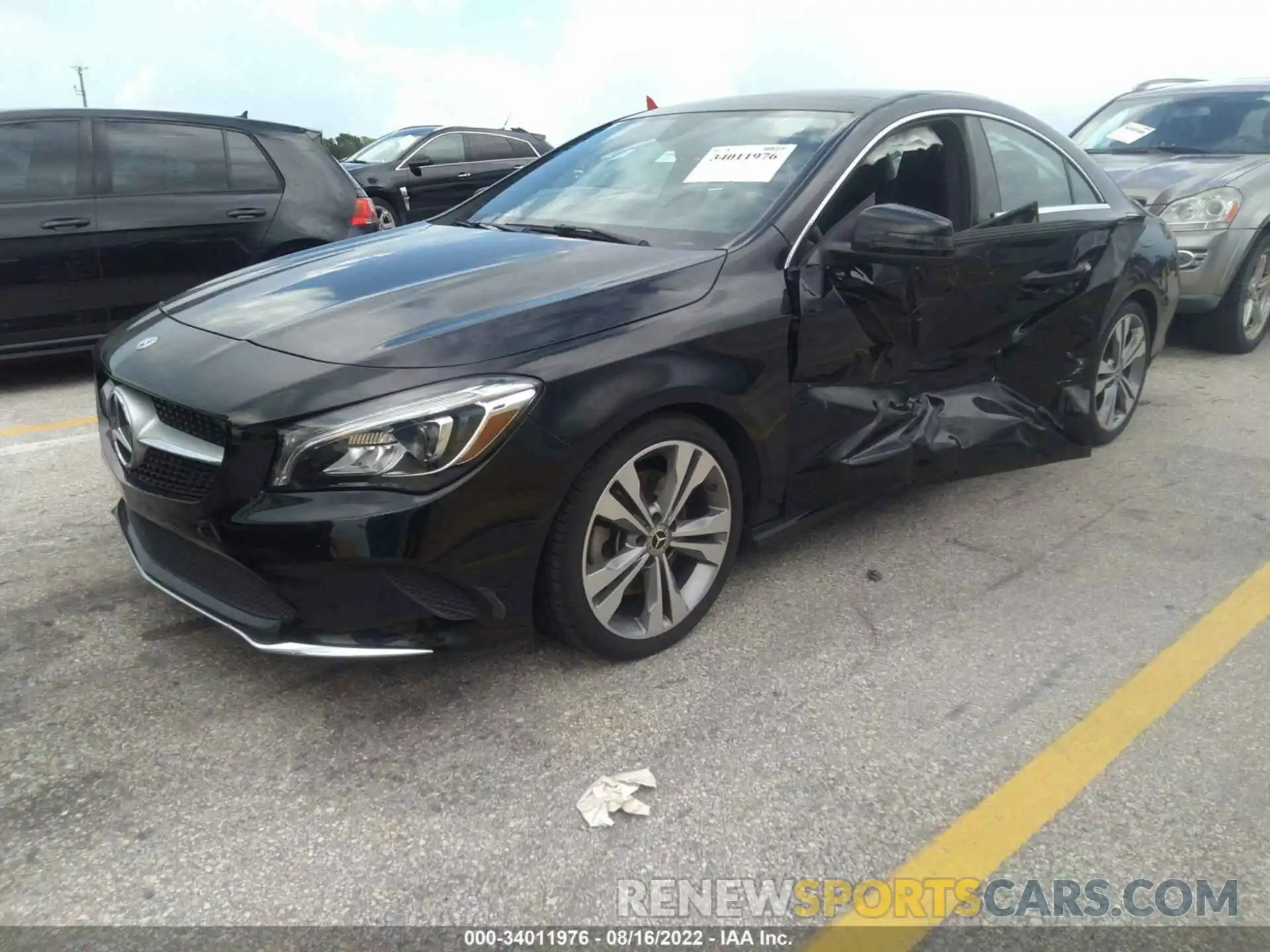 2 Photograph of a damaged car WDDSJ4EB5KN720865 MERCEDES-BENZ CLA 2019