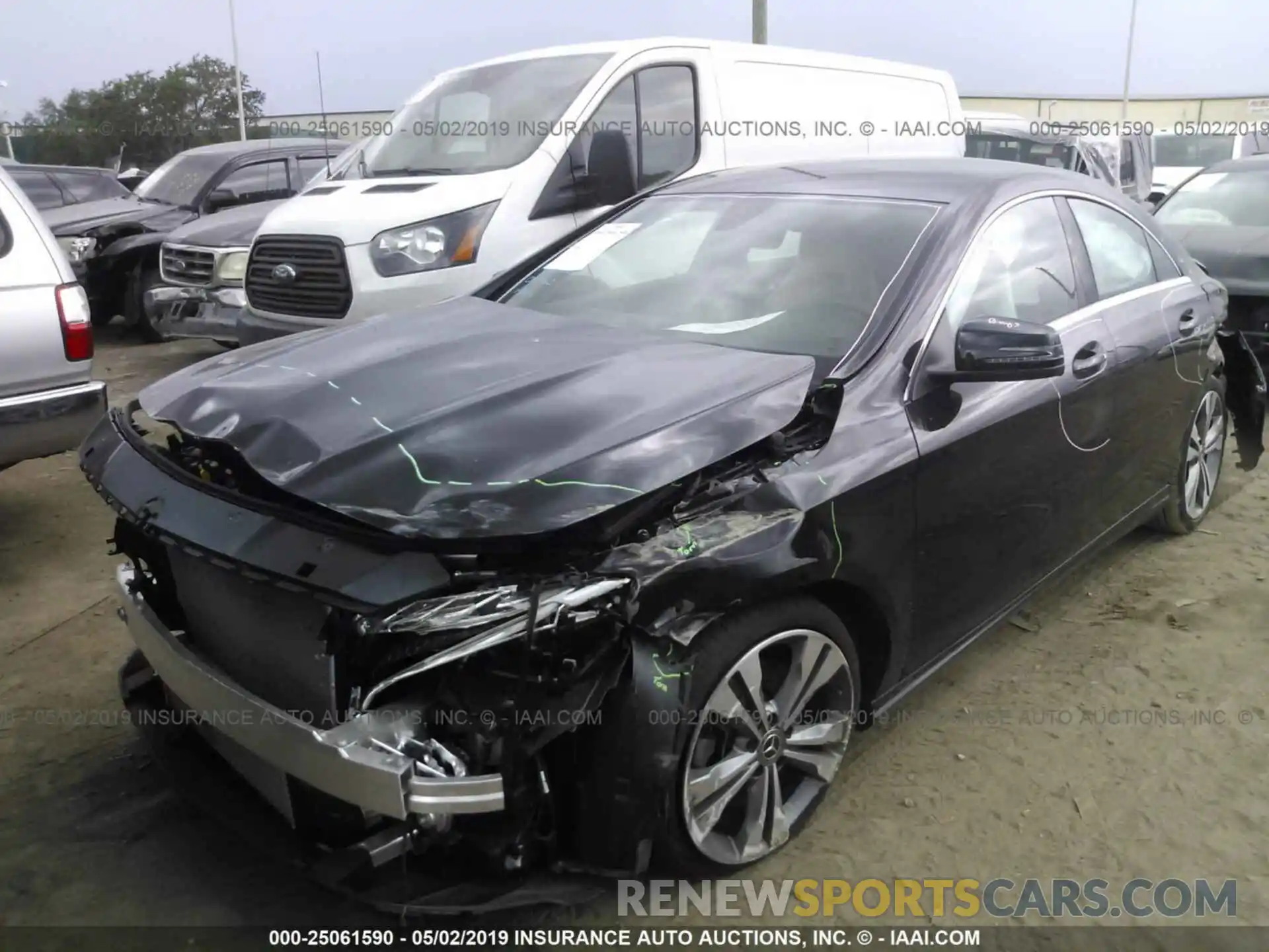 2 Photograph of a damaged car WDDSJ4EB5KN725306 MERCEDES-BENZ CLA 2019