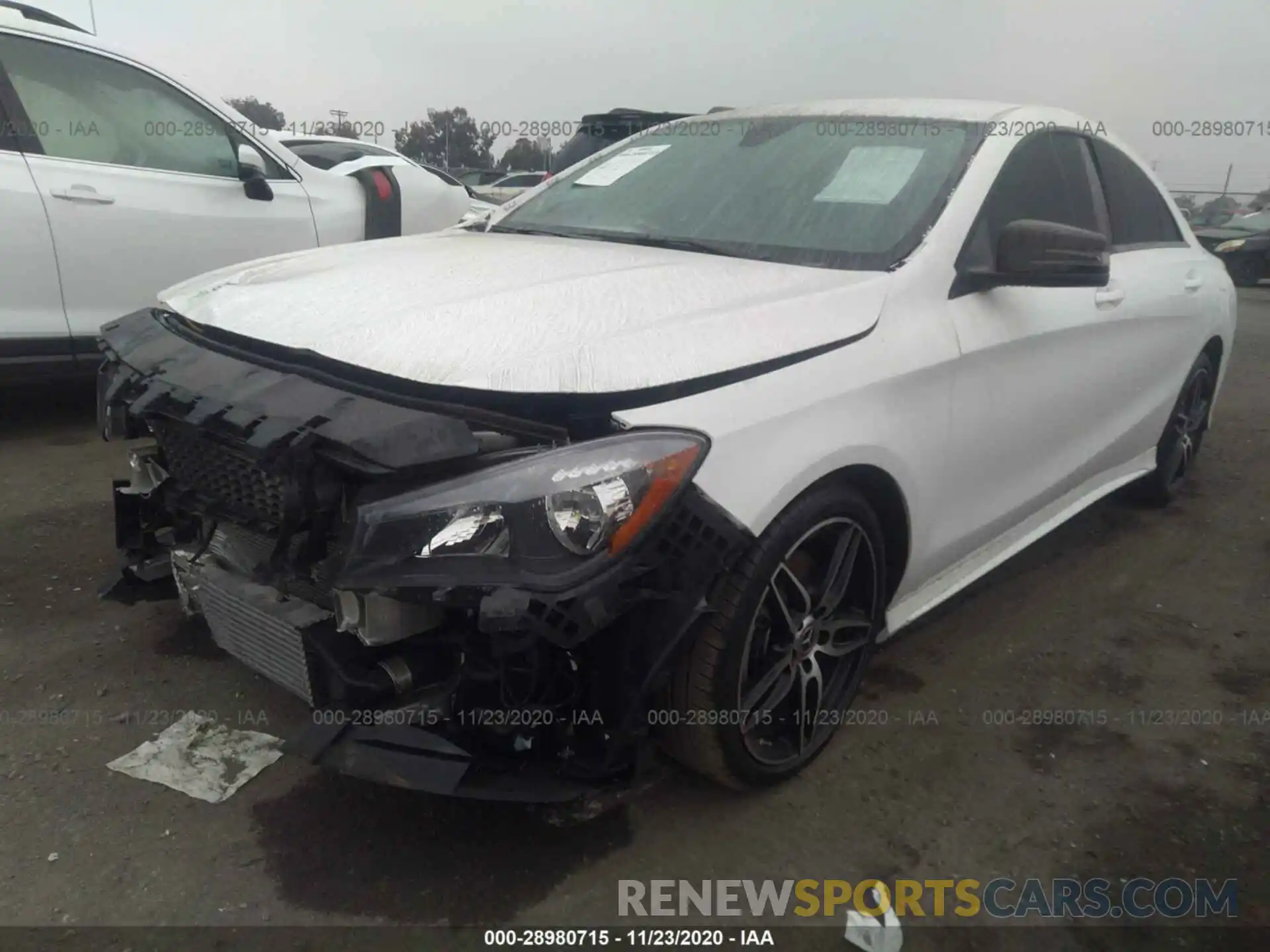 2 Photograph of a damaged car WDDSJ4EB5KN740243 MERCEDES-BENZ CLA 2019