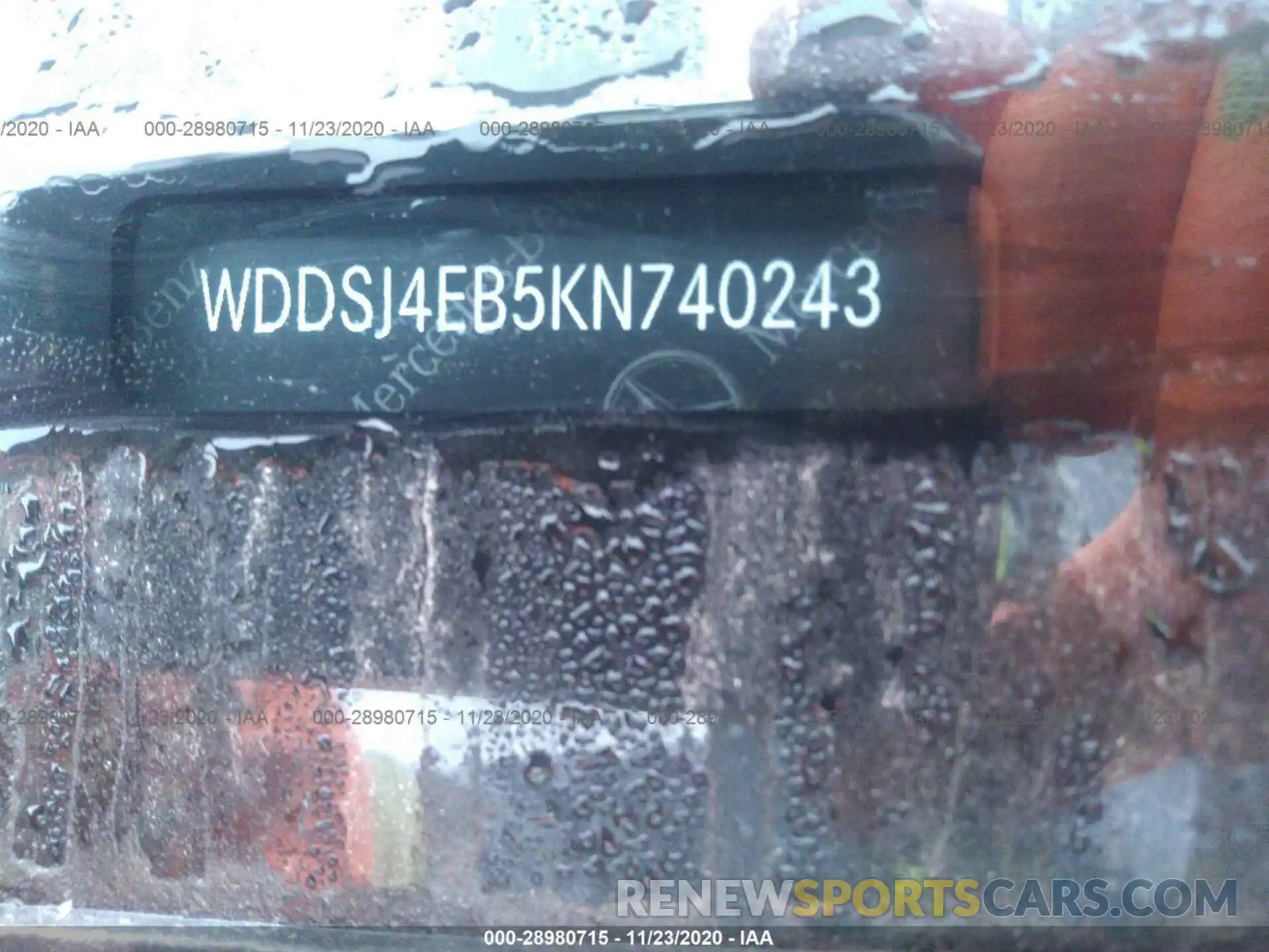9 Photograph of a damaged car WDDSJ4EB5KN740243 MERCEDES-BENZ CLA 2019