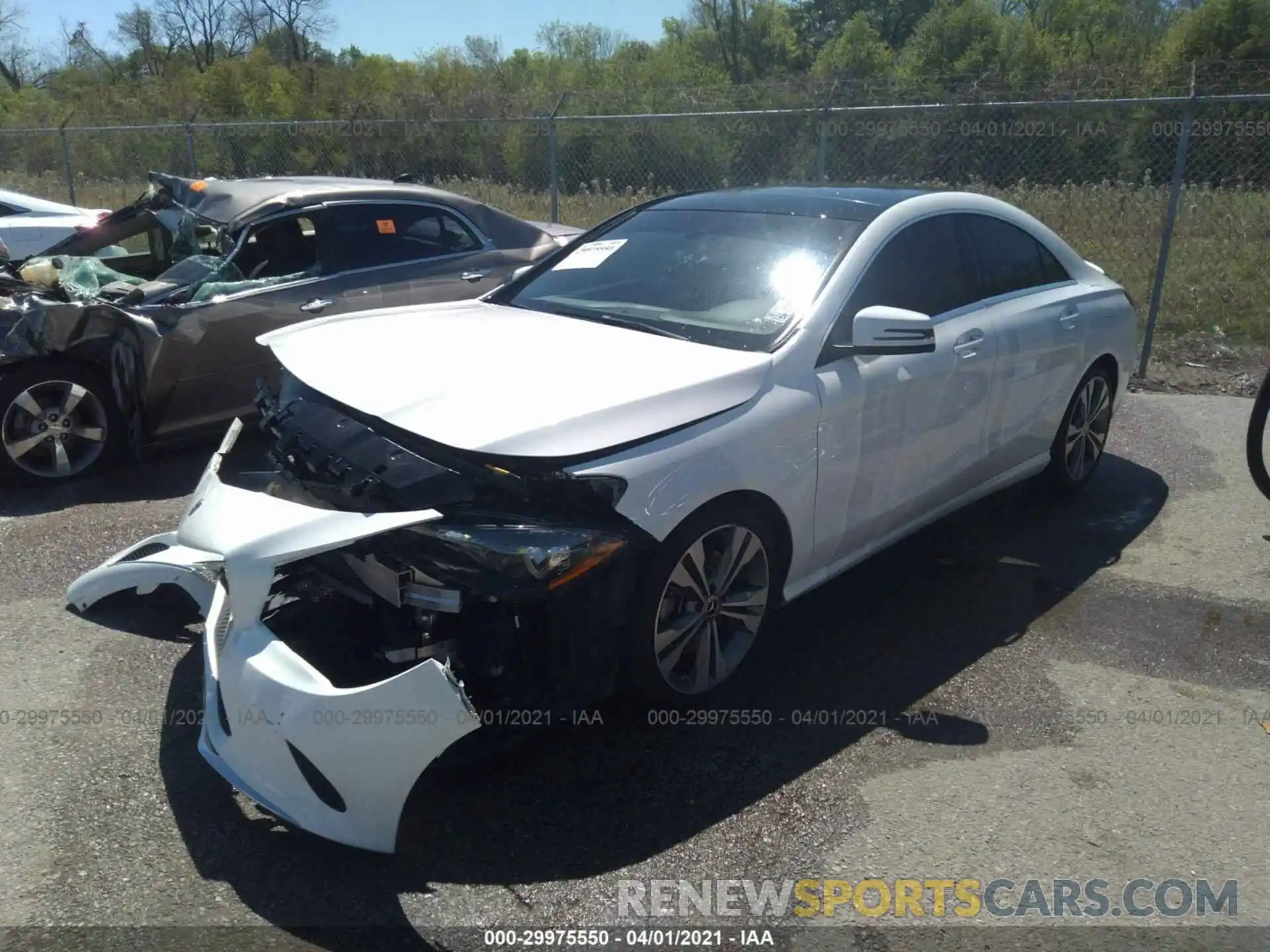 2 Photograph of a damaged car WDDSJ4EB5KN748892 MERCEDES-BENZ CLA 2019