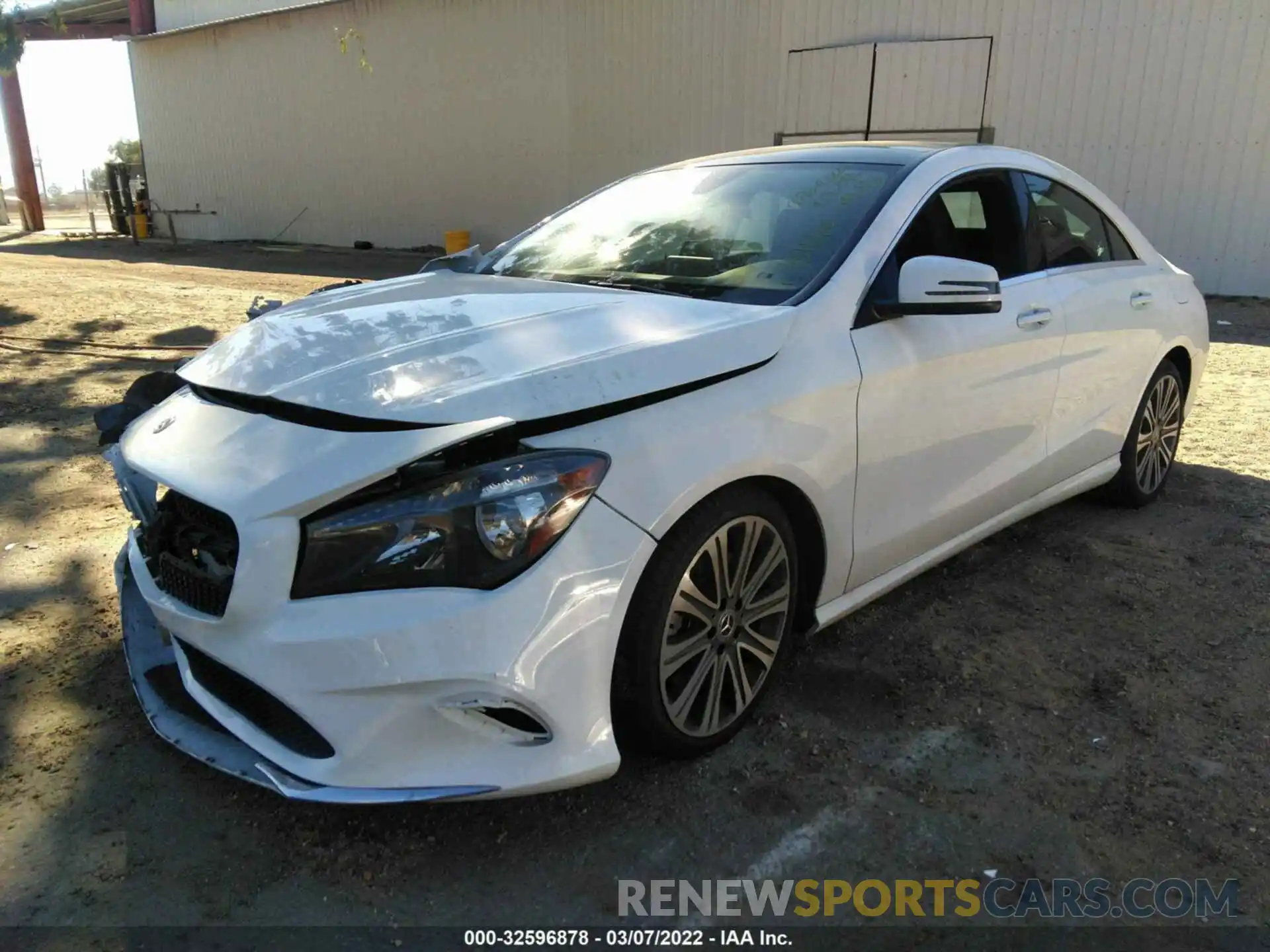 2 Photograph of a damaged car WDDSJ4EB5KN751680 MERCEDES-BENZ CLA 2019