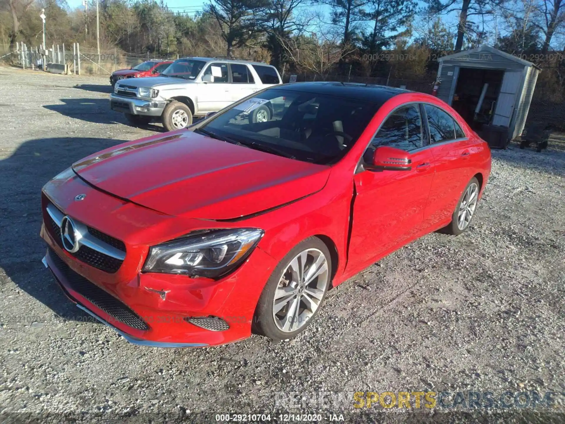 2 Photograph of a damaged car WDDSJ4EB6KN702827 MERCEDES-BENZ CLA 2019