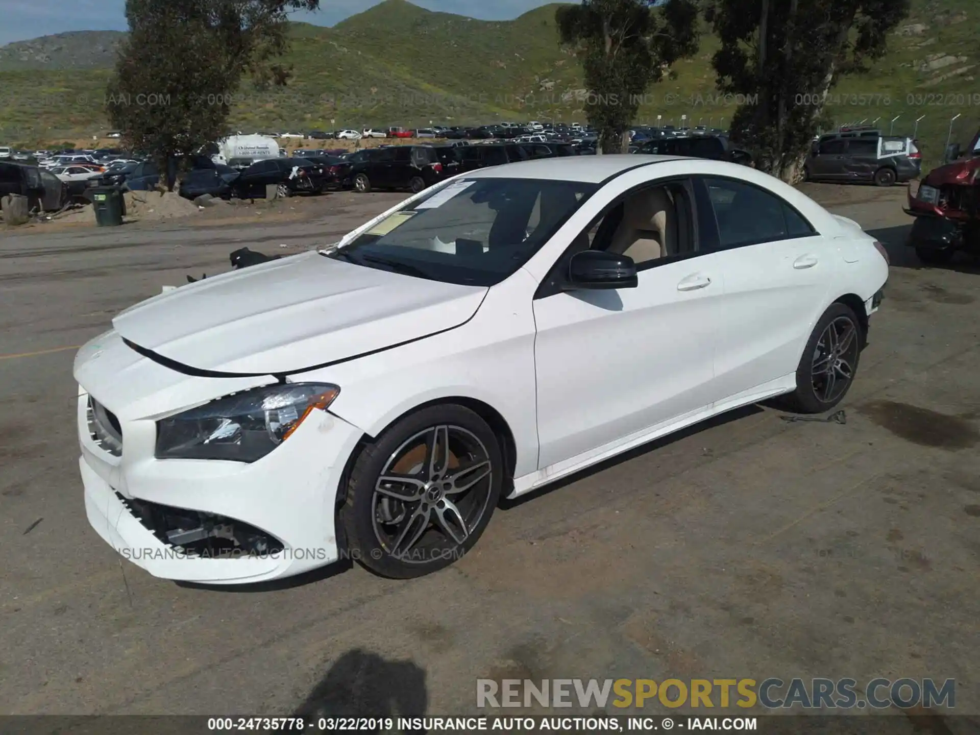 2 Photograph of a damaged car WDDSJ4EB6KN716744 MERCEDES-BENZ CLA 2019