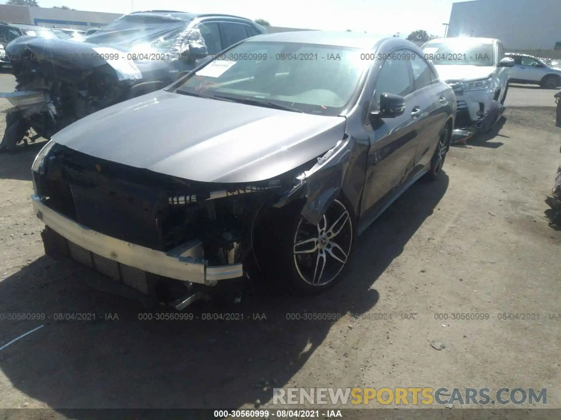 2 Photograph of a damaged car WDDSJ4EB6KN723385 MERCEDES-BENZ CLA 2019