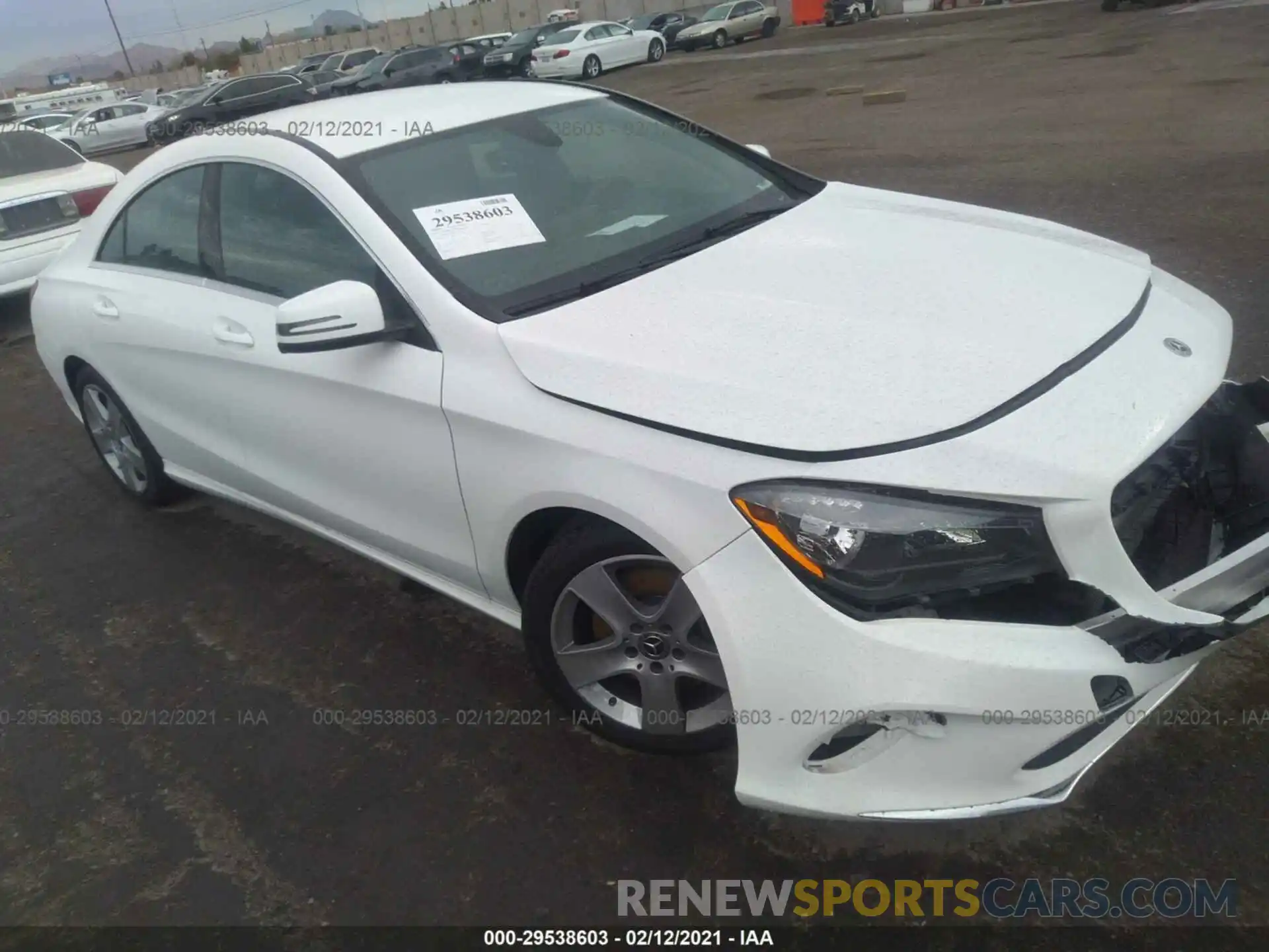 1 Photograph of a damaged car WDDSJ4EB6KN726335 MERCEDES-BENZ CLA 2019