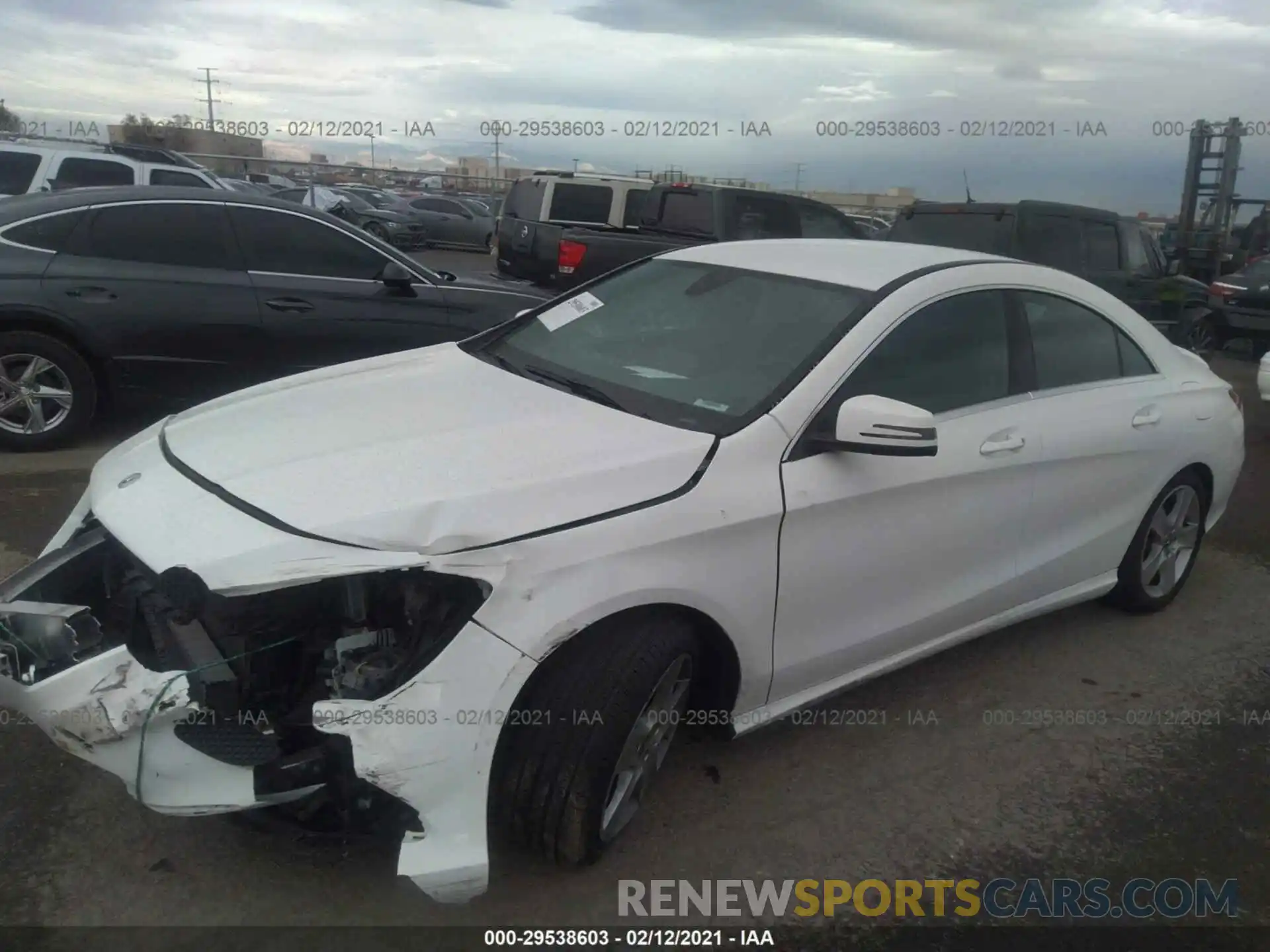 2 Photograph of a damaged car WDDSJ4EB6KN726335 MERCEDES-BENZ CLA 2019