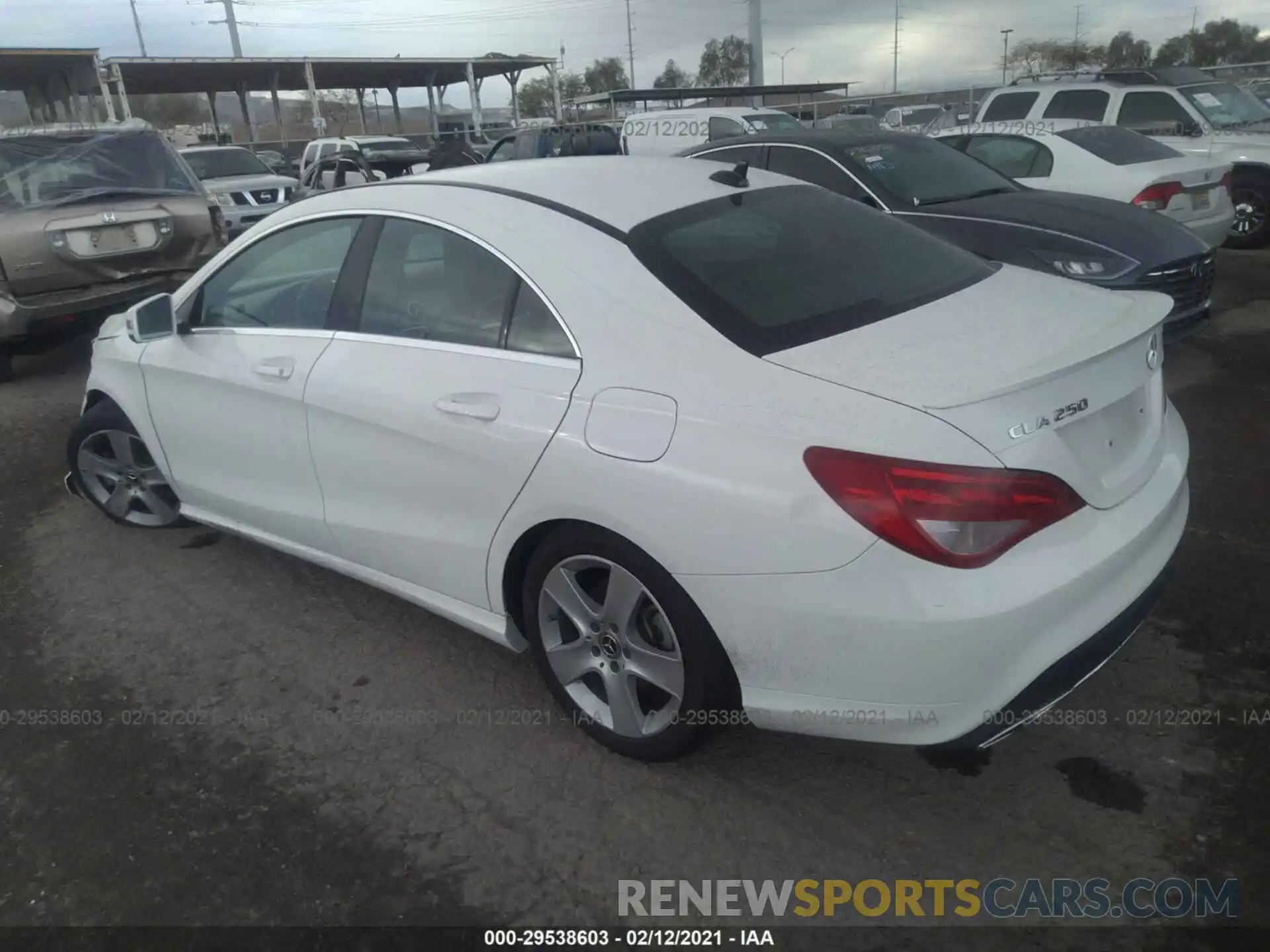 3 Photograph of a damaged car WDDSJ4EB6KN726335 MERCEDES-BENZ CLA 2019