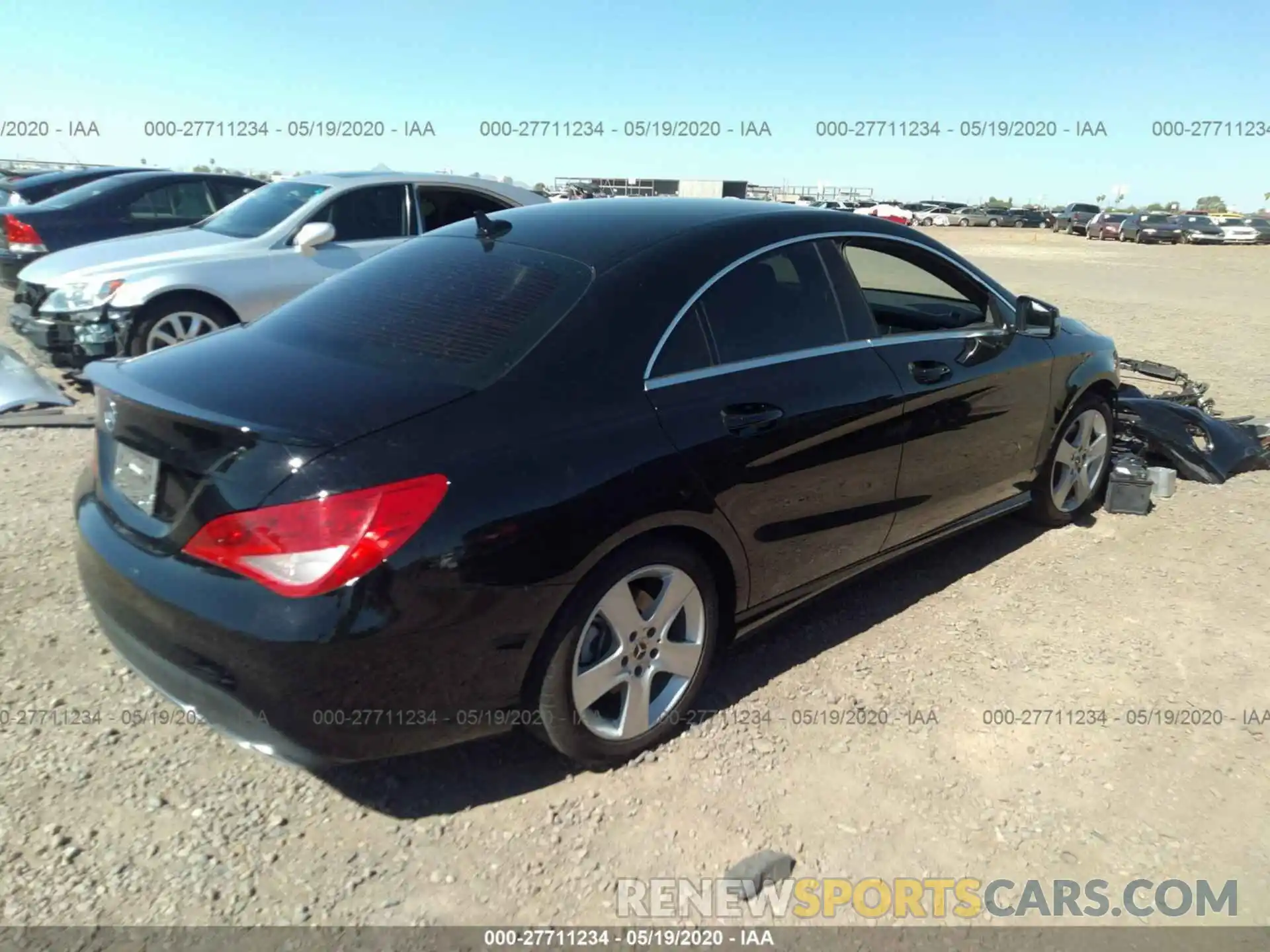 4 Фотография поврежденного автомобиля WDDSJ4EB6KN727159 MERCEDES-BENZ CLA 2019