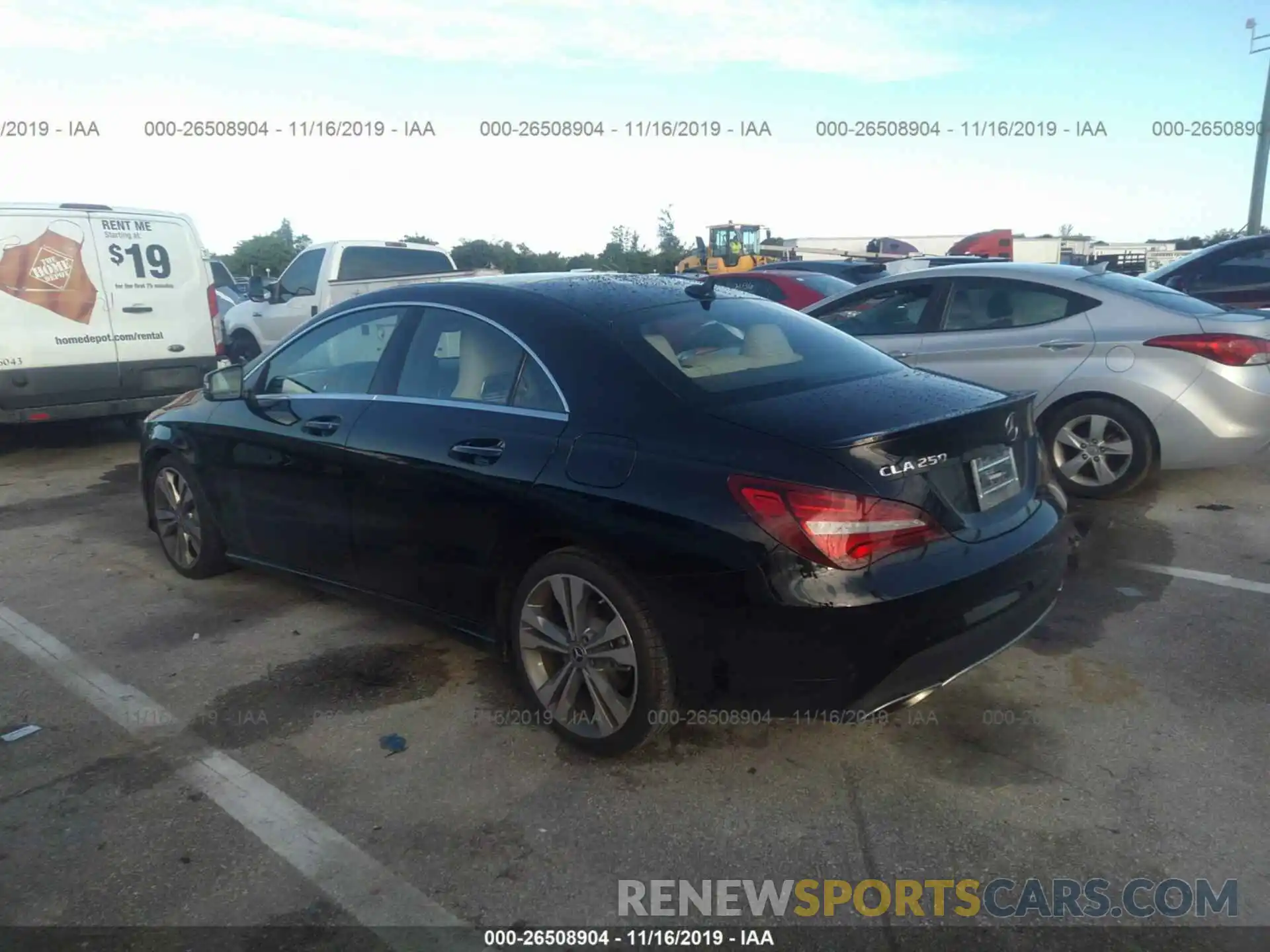 3 Photograph of a damaged car WDDSJ4EB6KN738422 MERCEDES-BENZ CLA 2019