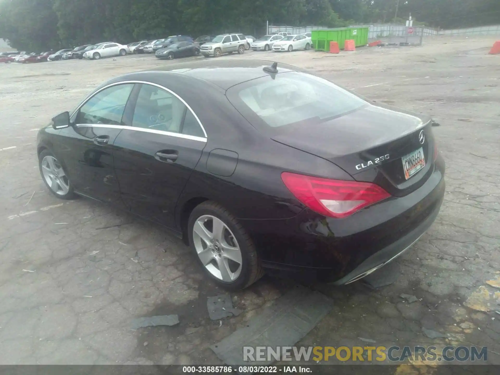 3 Photograph of a damaged car WDDSJ4EB6KN739330 MERCEDES-BENZ CLA 2019