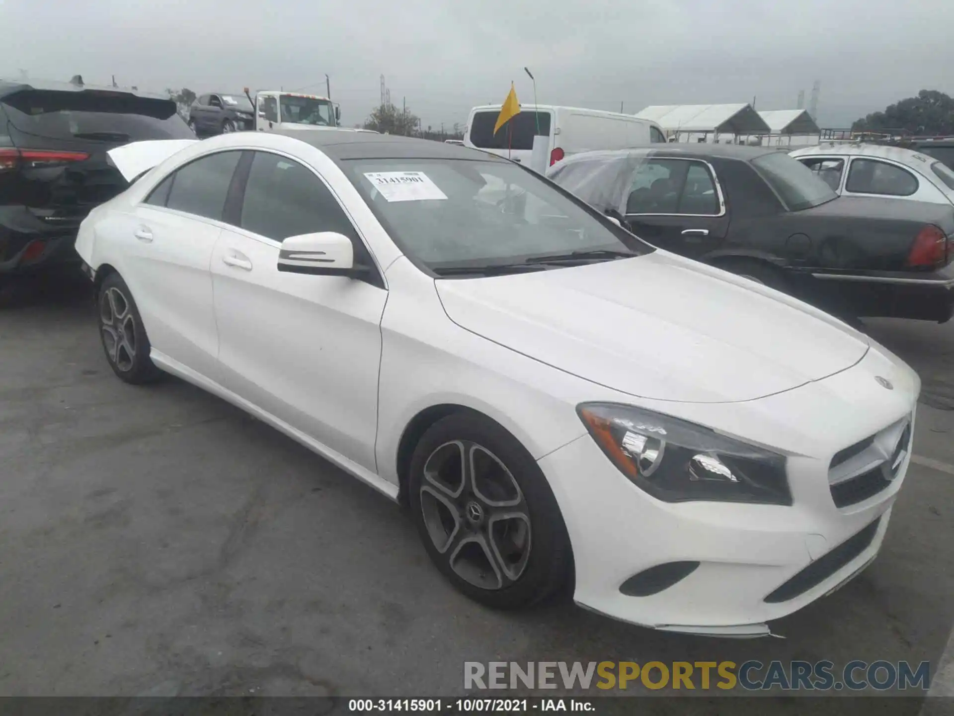 1 Photograph of a damaged car WDDSJ4EB6KN739828 MERCEDES-BENZ CLA 2019