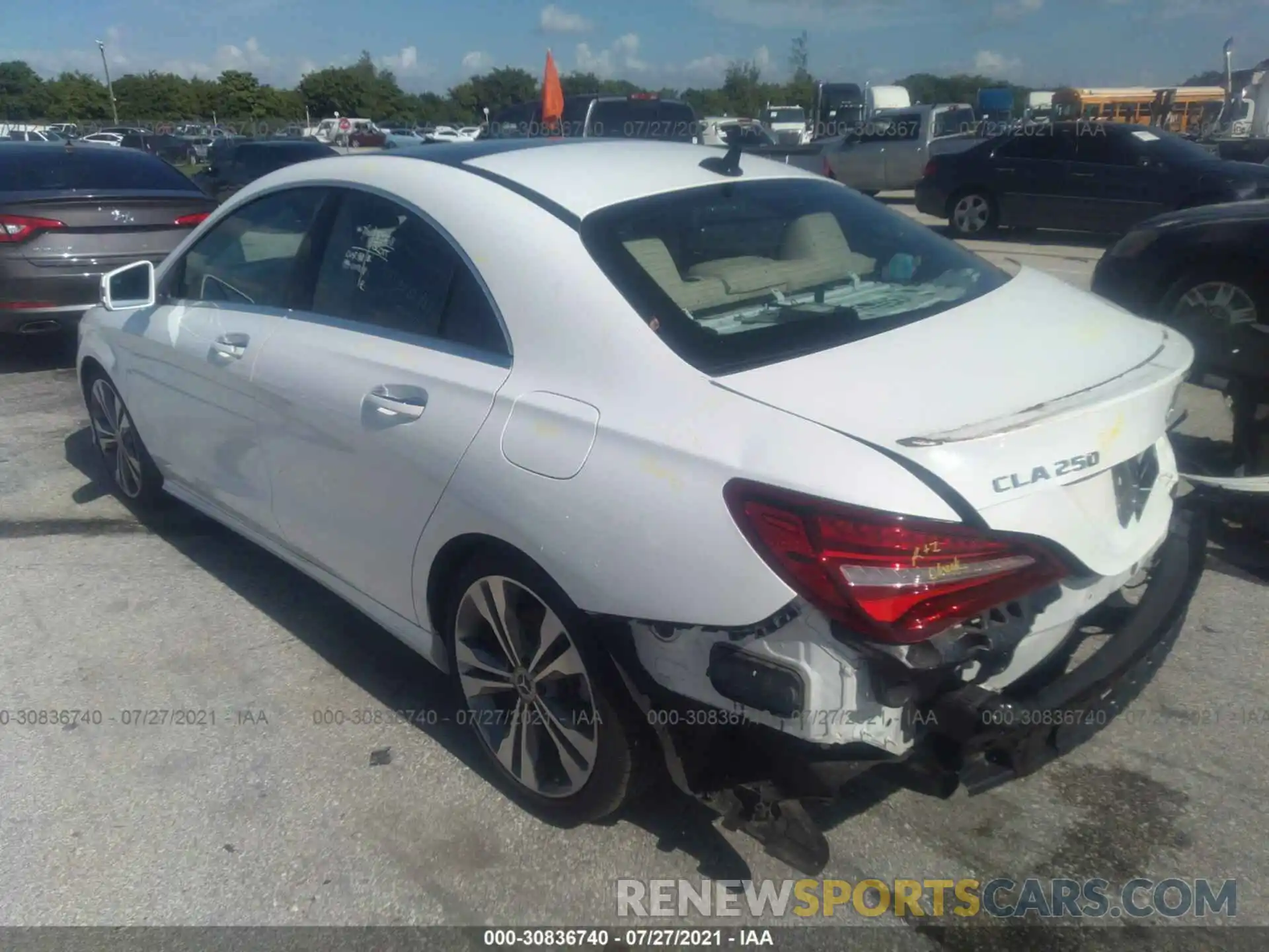 3 Photograph of a damaged car WDDSJ4EB6KN740199 MERCEDES-BENZ CLA 2019