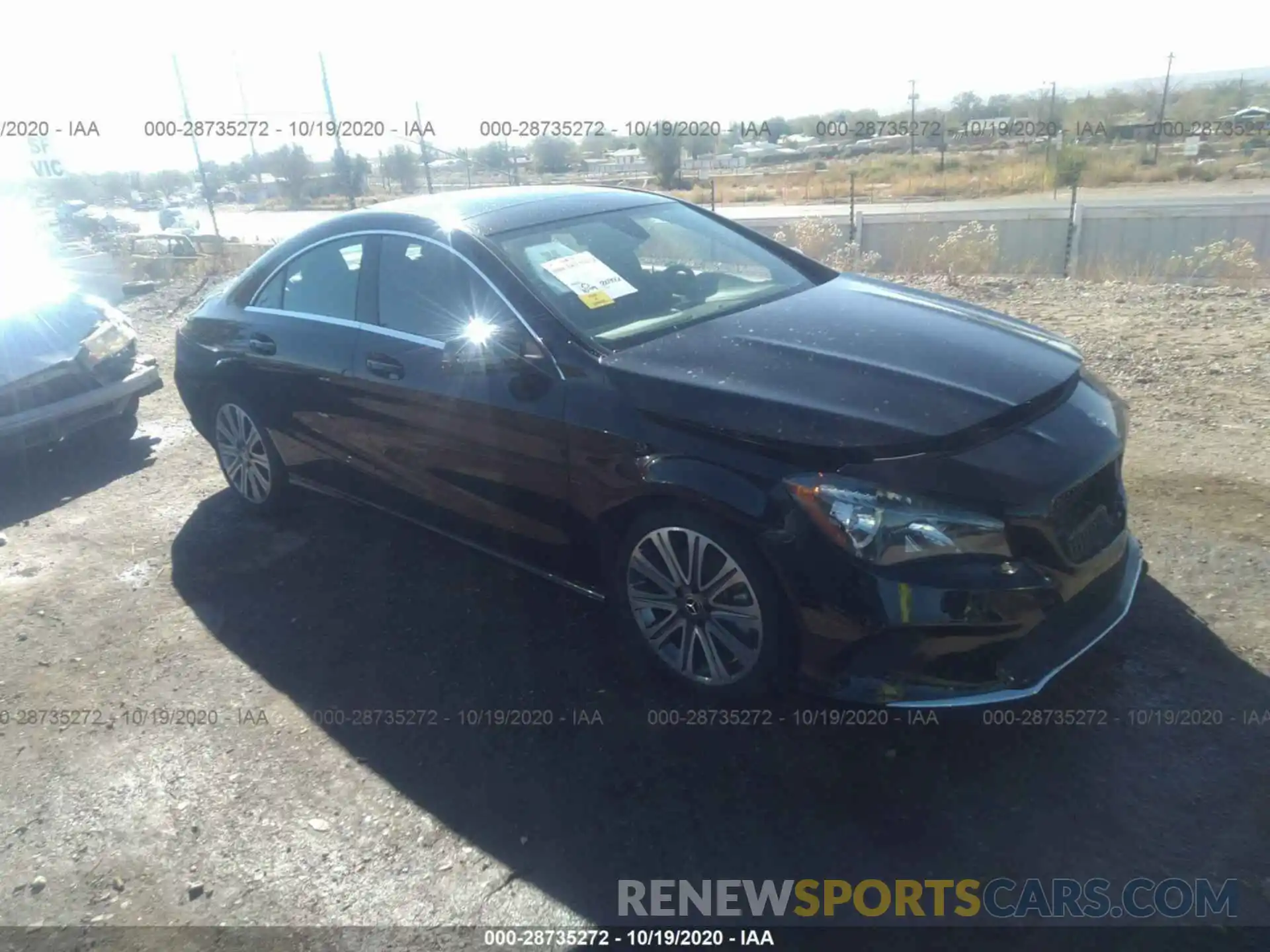 1 Photograph of a damaged car WDDSJ4EB6KN741725 MERCEDES-BENZ CLA 2019