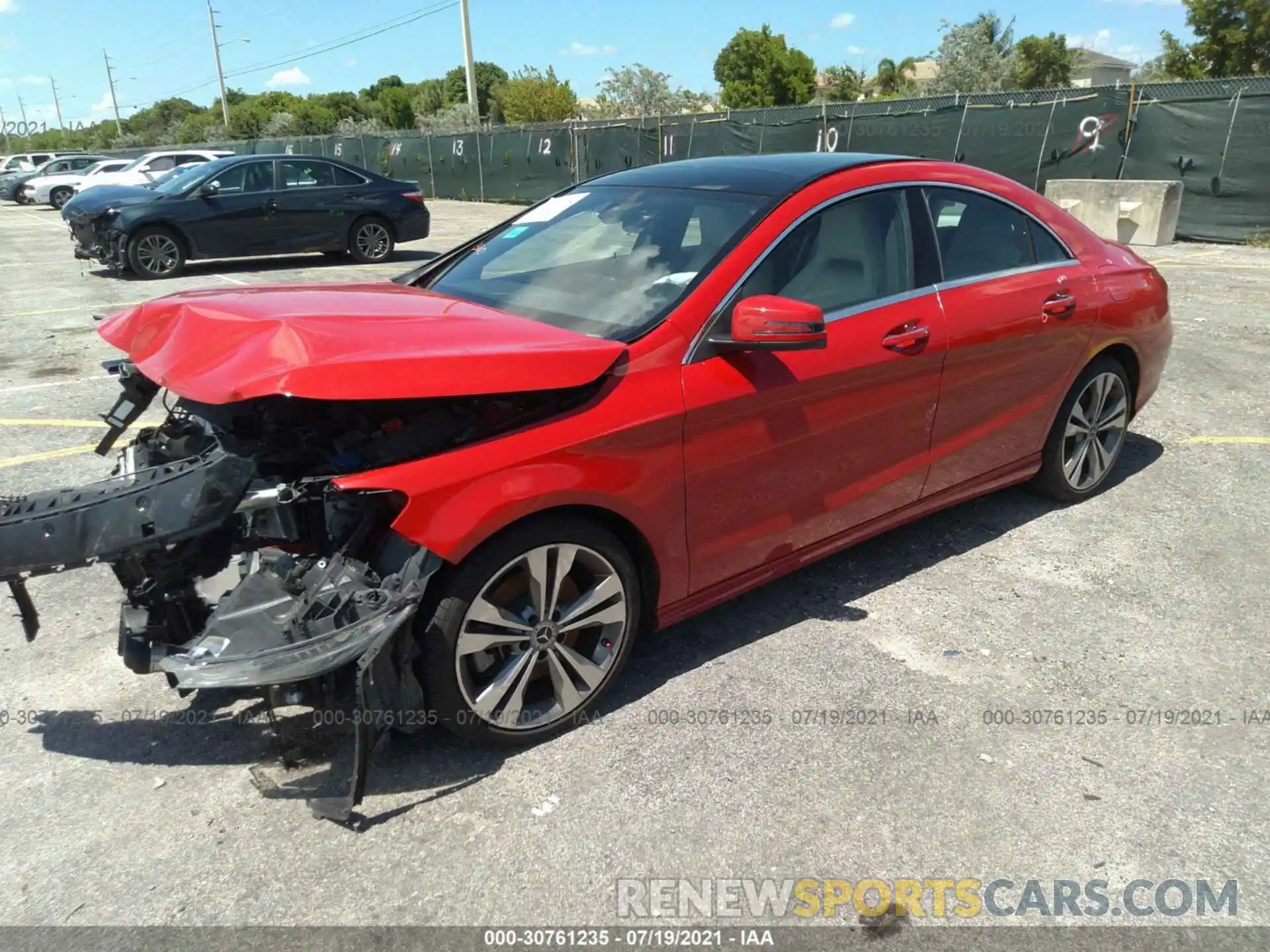 2 Photograph of a damaged car WDDSJ4EB6KN744558 MERCEDES-BENZ CLA 2019