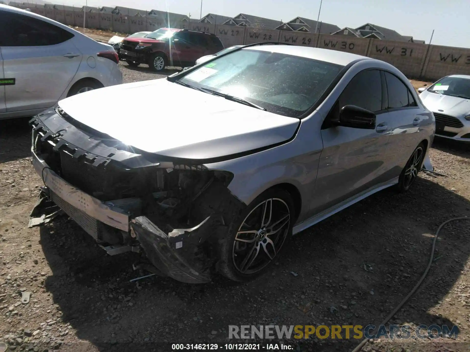 2 Photograph of a damaged car WDDSJ4EB6KN744706 MERCEDES-BENZ CLA 2019