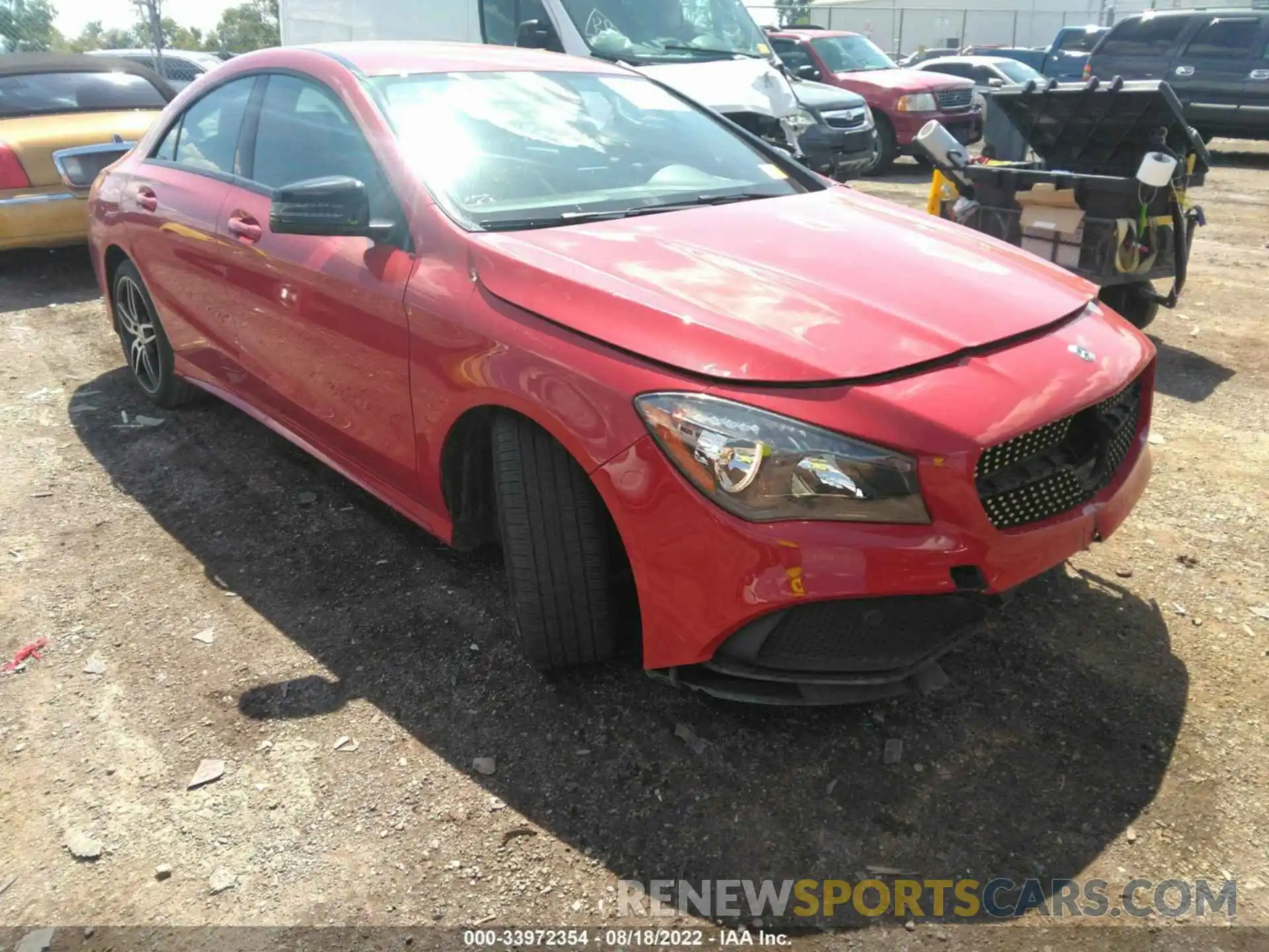 1 Photograph of a damaged car WDDSJ4EB6KN761408 MERCEDES-BENZ CLA 2019