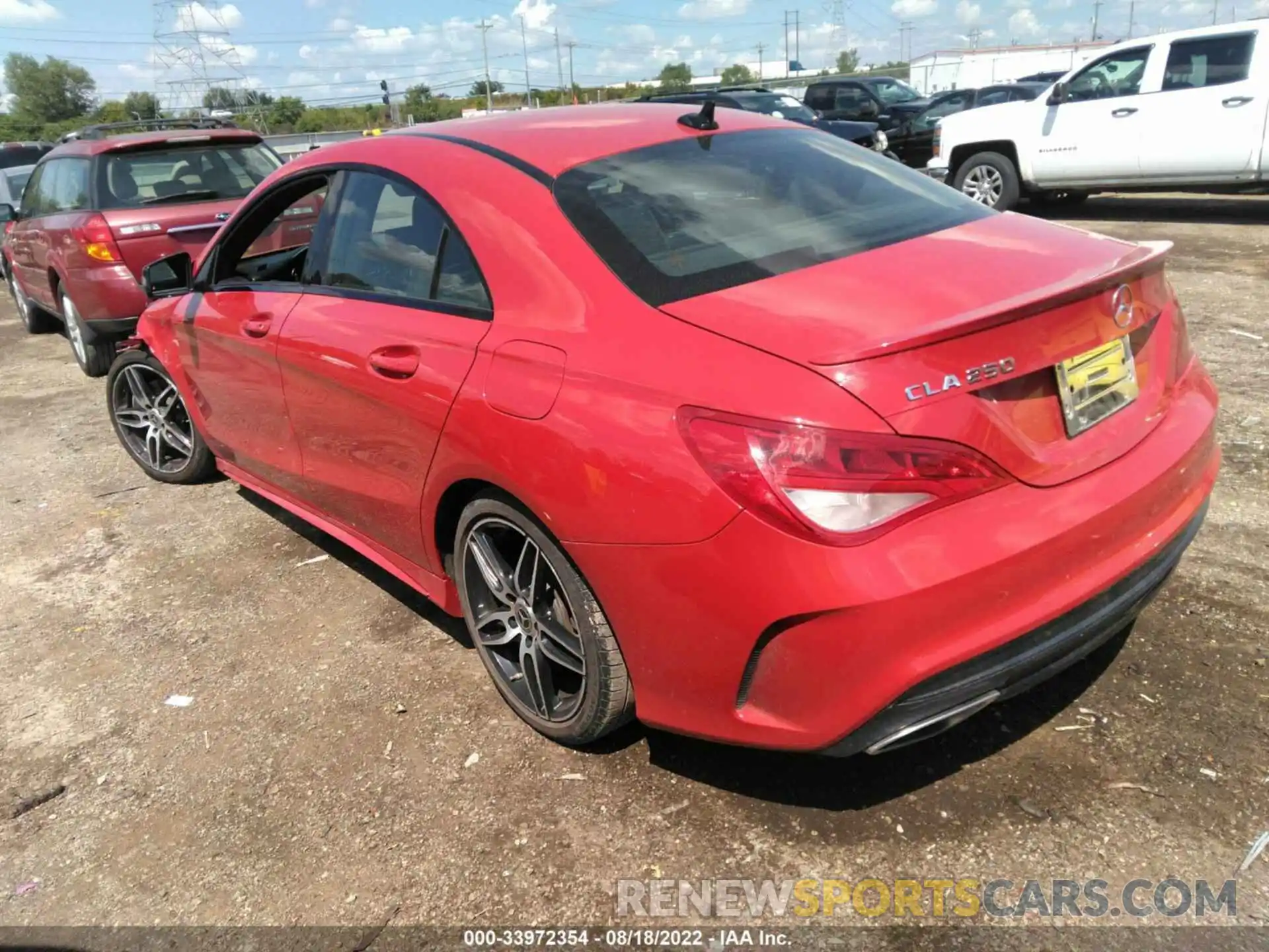 3 Photograph of a damaged car WDDSJ4EB6KN761408 MERCEDES-BENZ CLA 2019