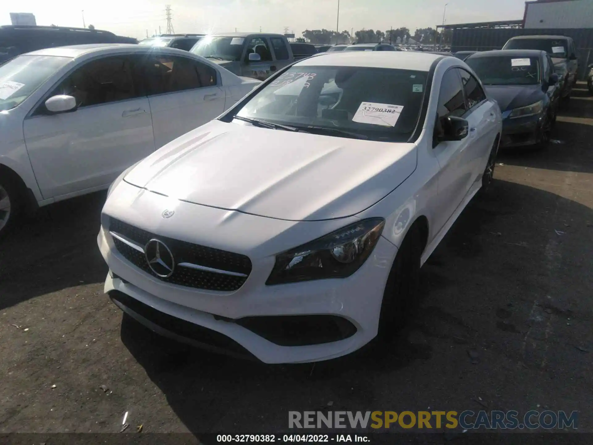 2 Photograph of a damaged car WDDSJ4EB6KN772280 MERCEDES-BENZ CLA 2019