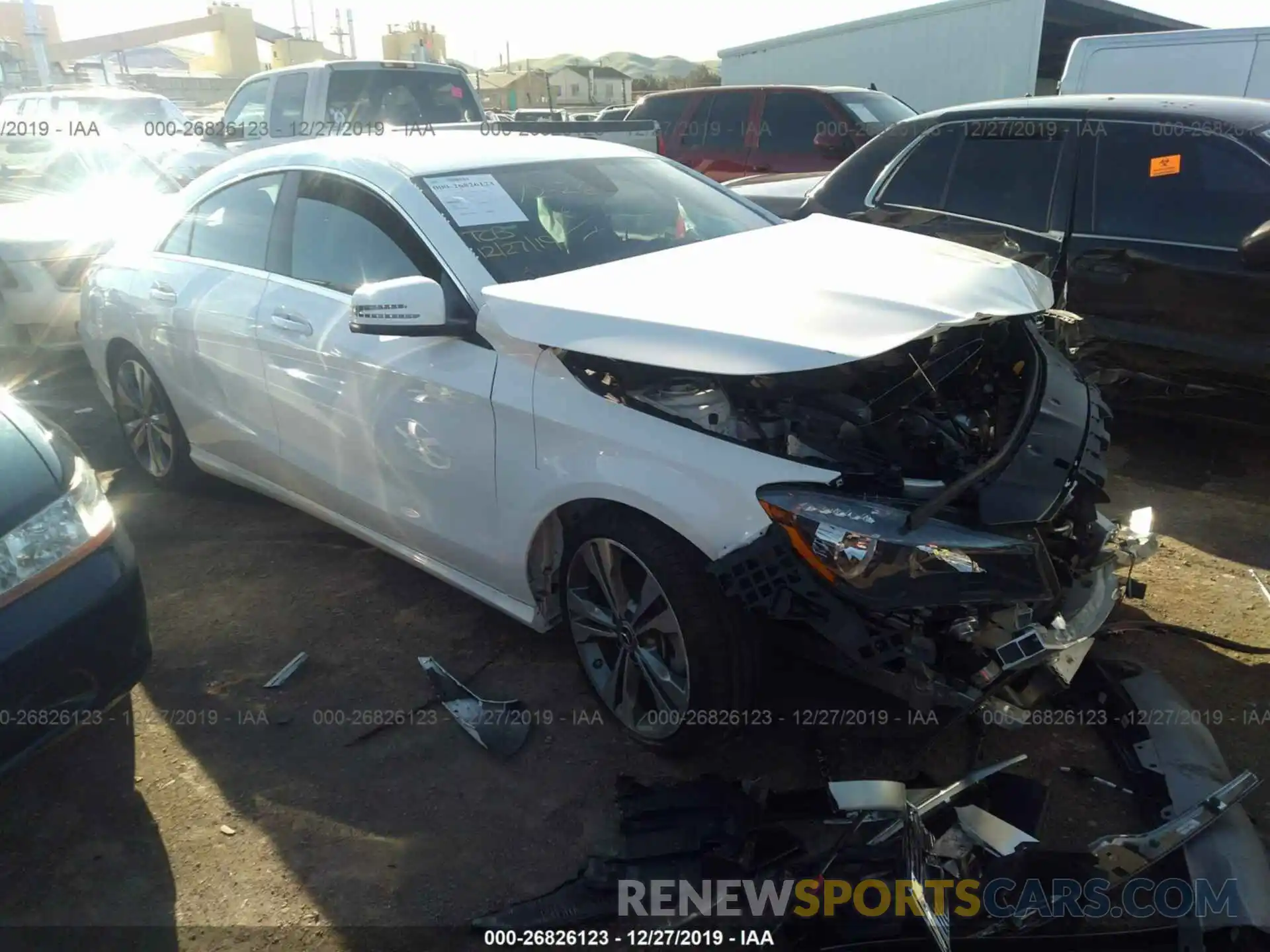 1 Photograph of a damaged car WDDSJ4EB6KN774305 MERCEDES-BENZ CLA 2019