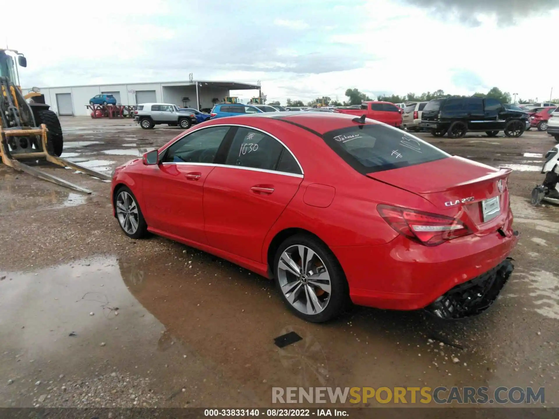 3 Photograph of a damaged car WDDSJ4EB6KN776250 MERCEDES-BENZ CLA 2019