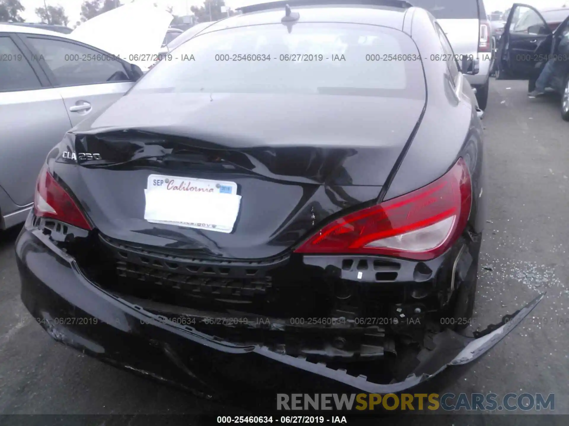 6 Photograph of a damaged car WDDSJ4EB7KN698951 MERCEDES-BENZ CLA 2019