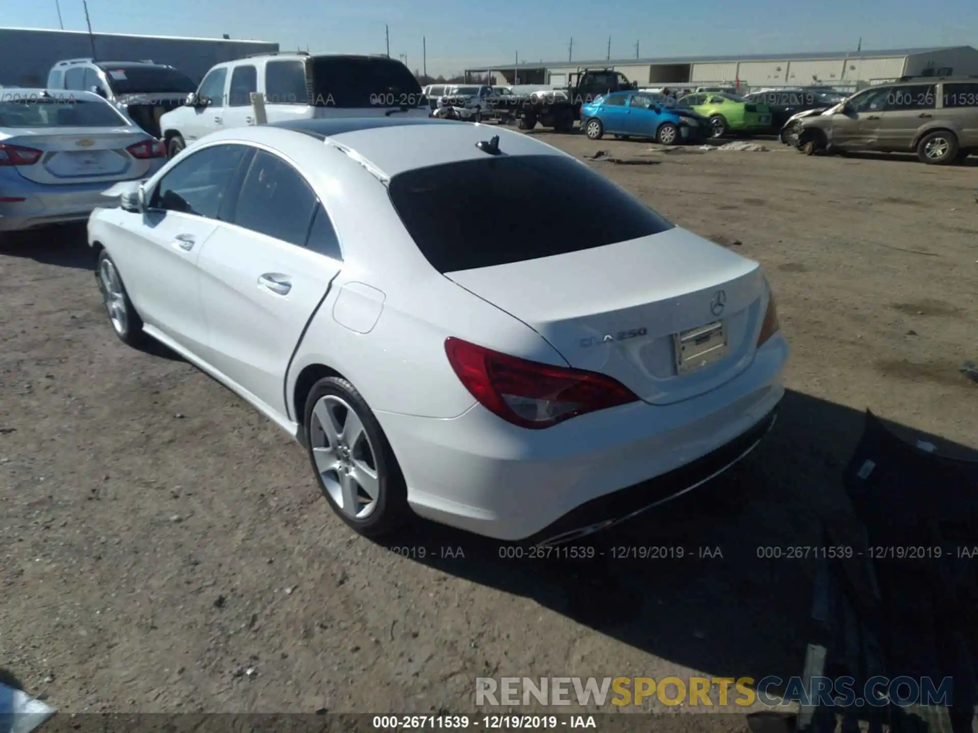 3 Photograph of a damaged car WDDSJ4EB7KN704098 MERCEDES-BENZ CLA 2019