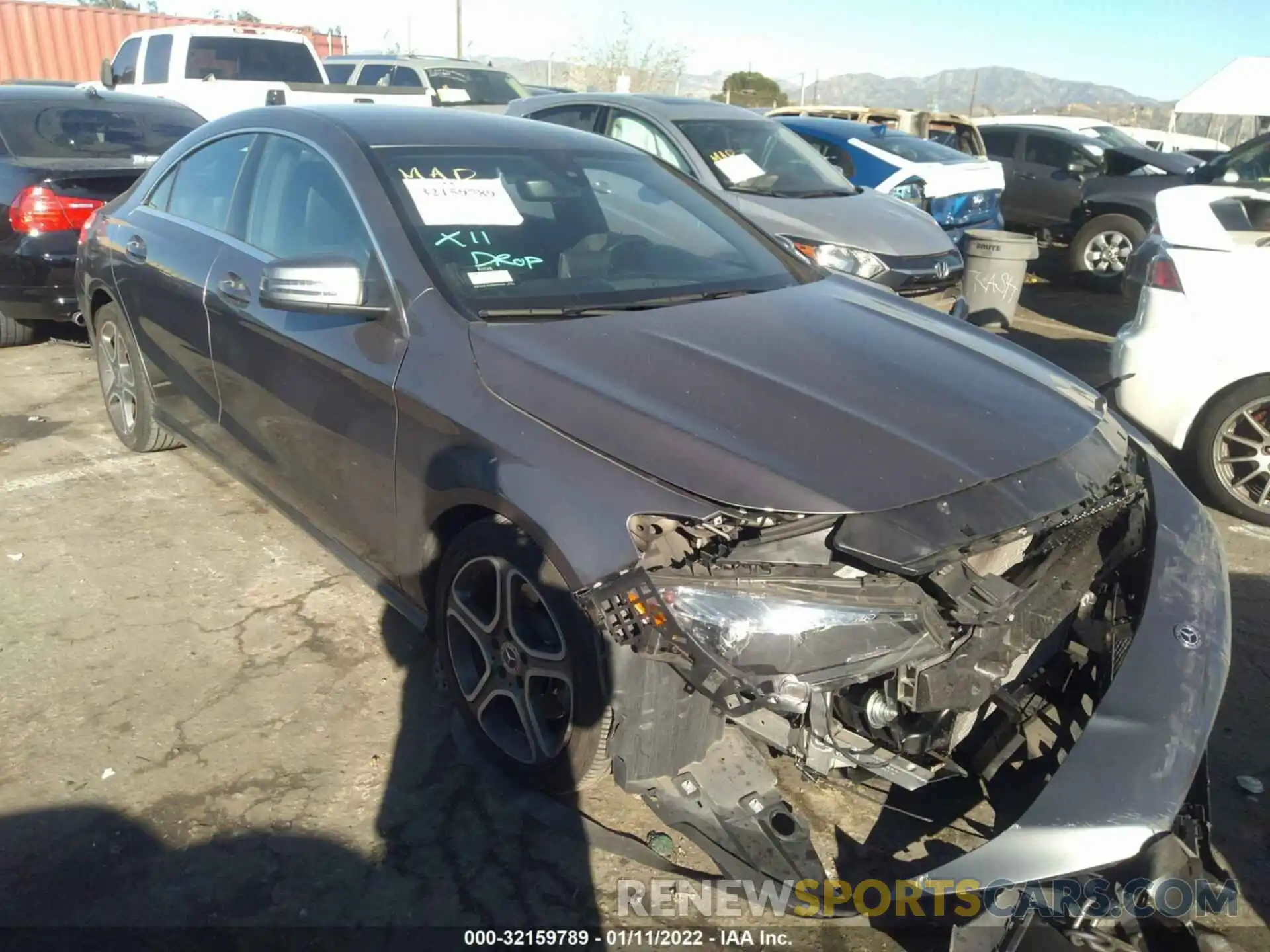 1 Photograph of a damaged car WDDSJ4EB7KN711598 MERCEDES-BENZ CLA 2019