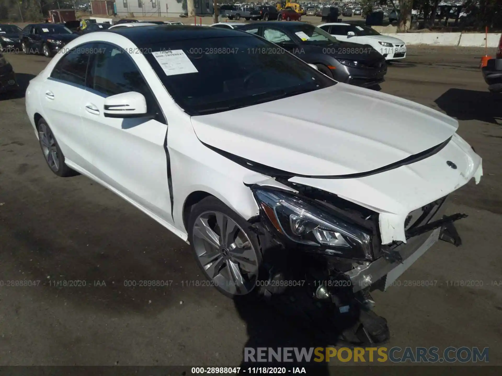 1 Photograph of a damaged car WDDSJ4EB7KN711925 MERCEDES-BENZ CLA 2019