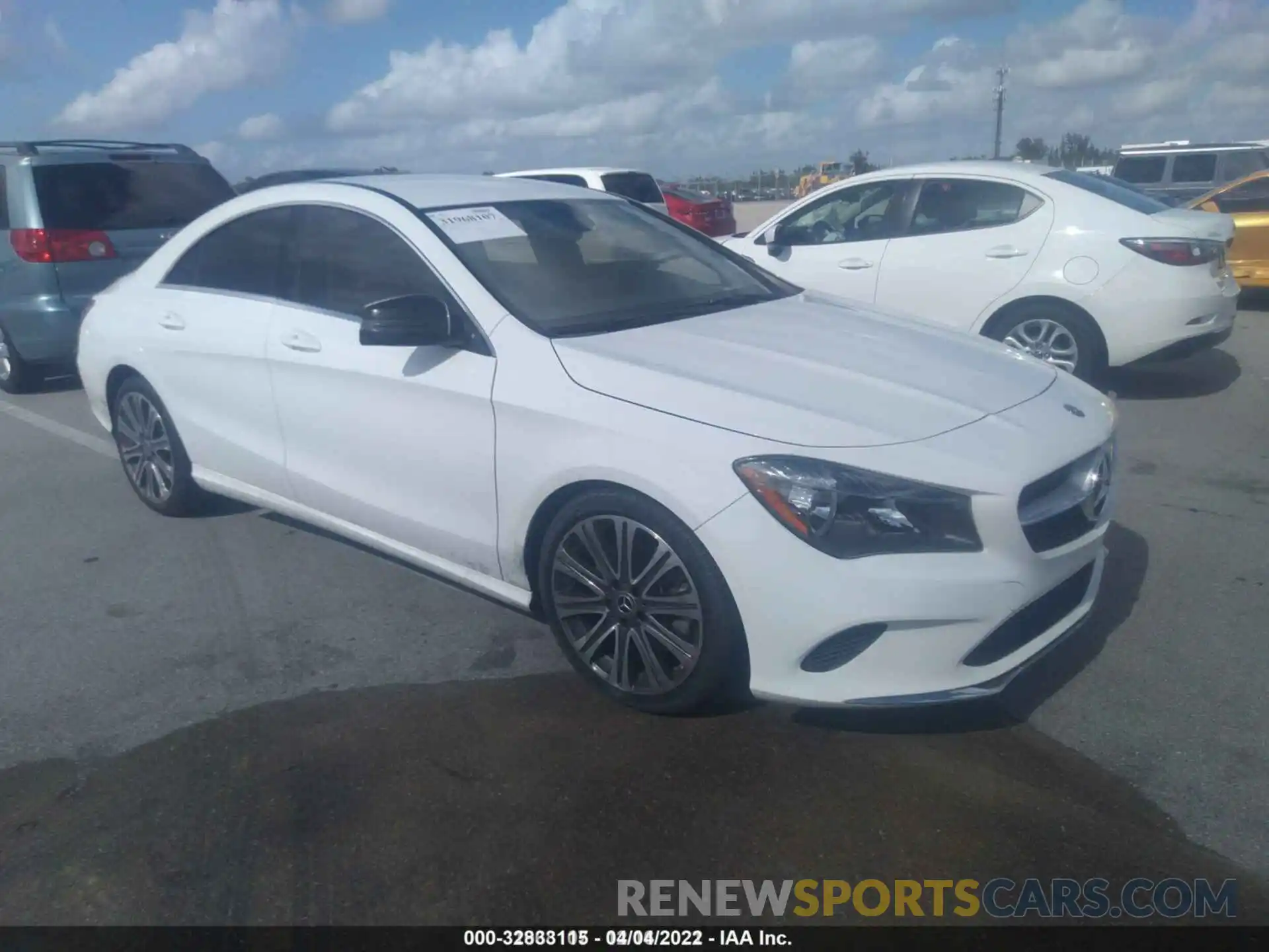 1 Photograph of a damaged car WDDSJ4EB7KN715201 MERCEDES-BENZ CLA 2019