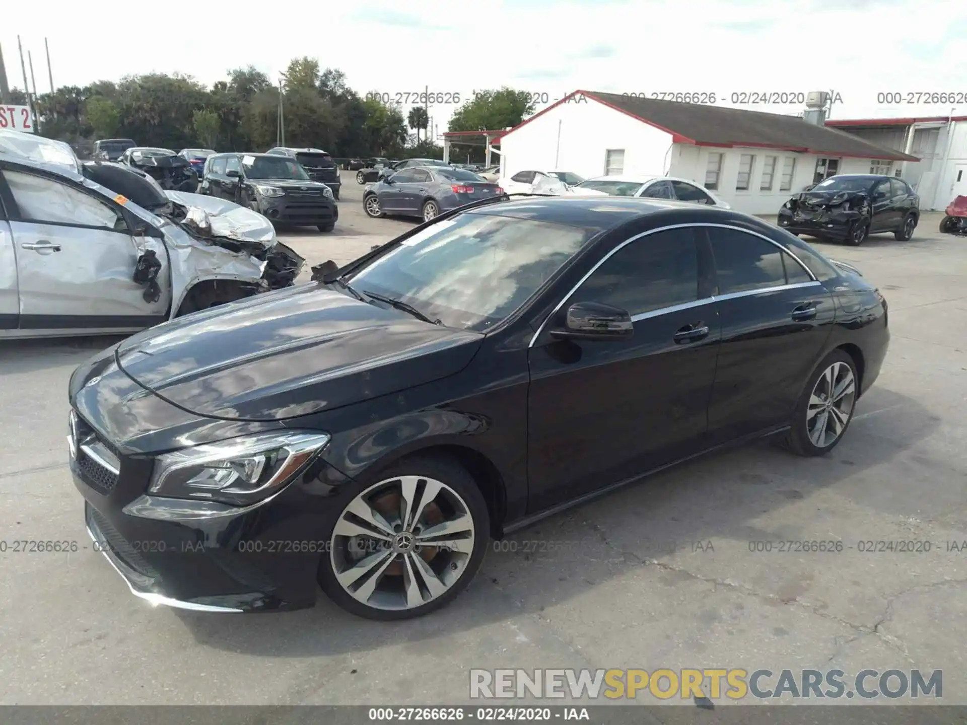 2 Photograph of a damaged car WDDSJ4EB7KN725825 MERCEDES-BENZ CLA 2019