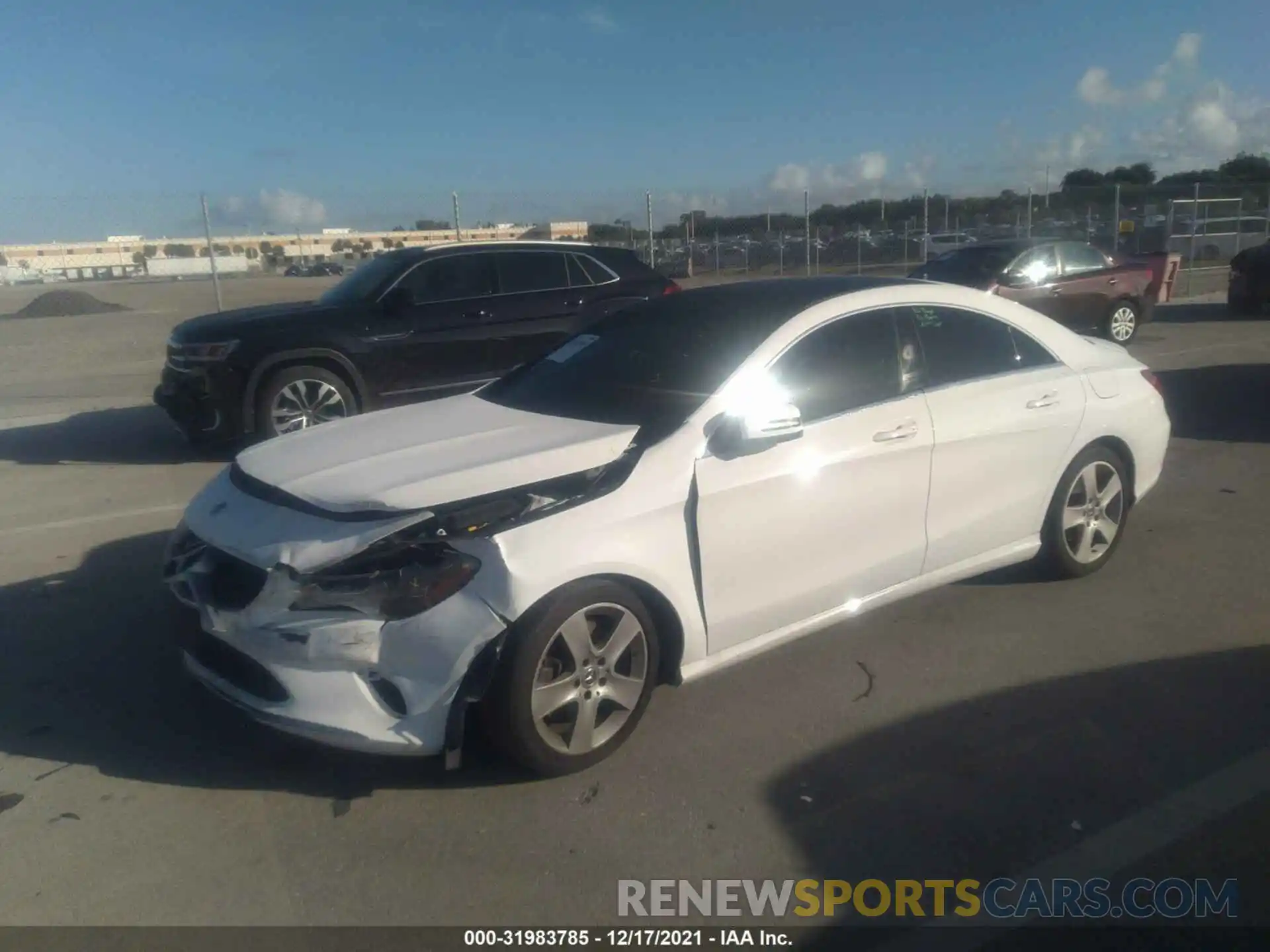 2 Photograph of a damaged car WDDSJ4EB7KN739689 MERCEDES-BENZ CLA 2019