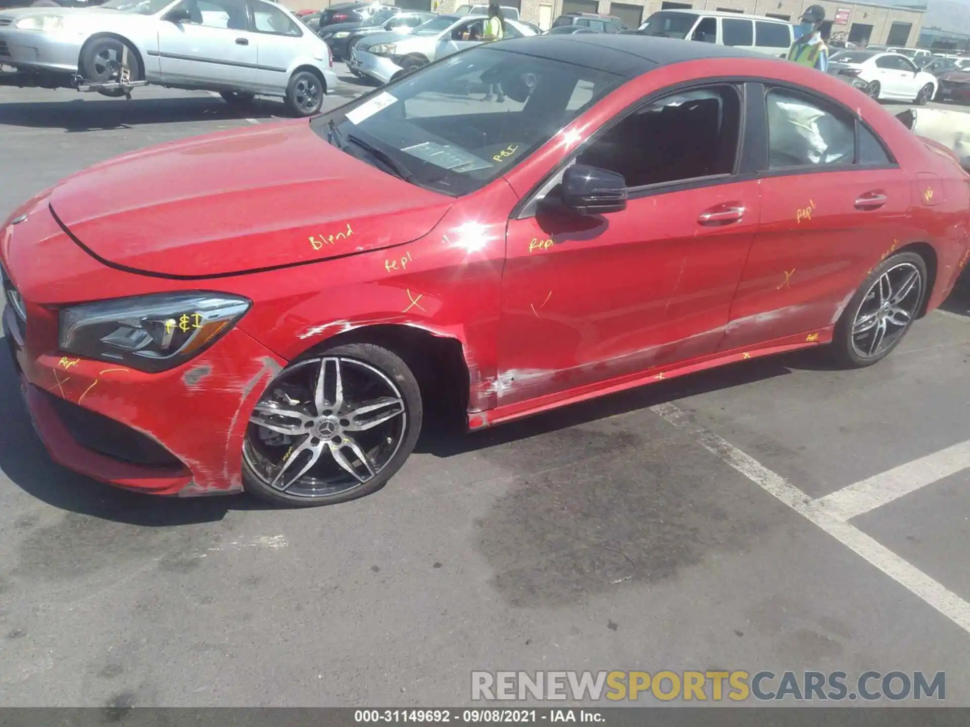 6 Photograph of a damaged car WDDSJ4EB7KN741796 MERCEDES-BENZ CLA 2019