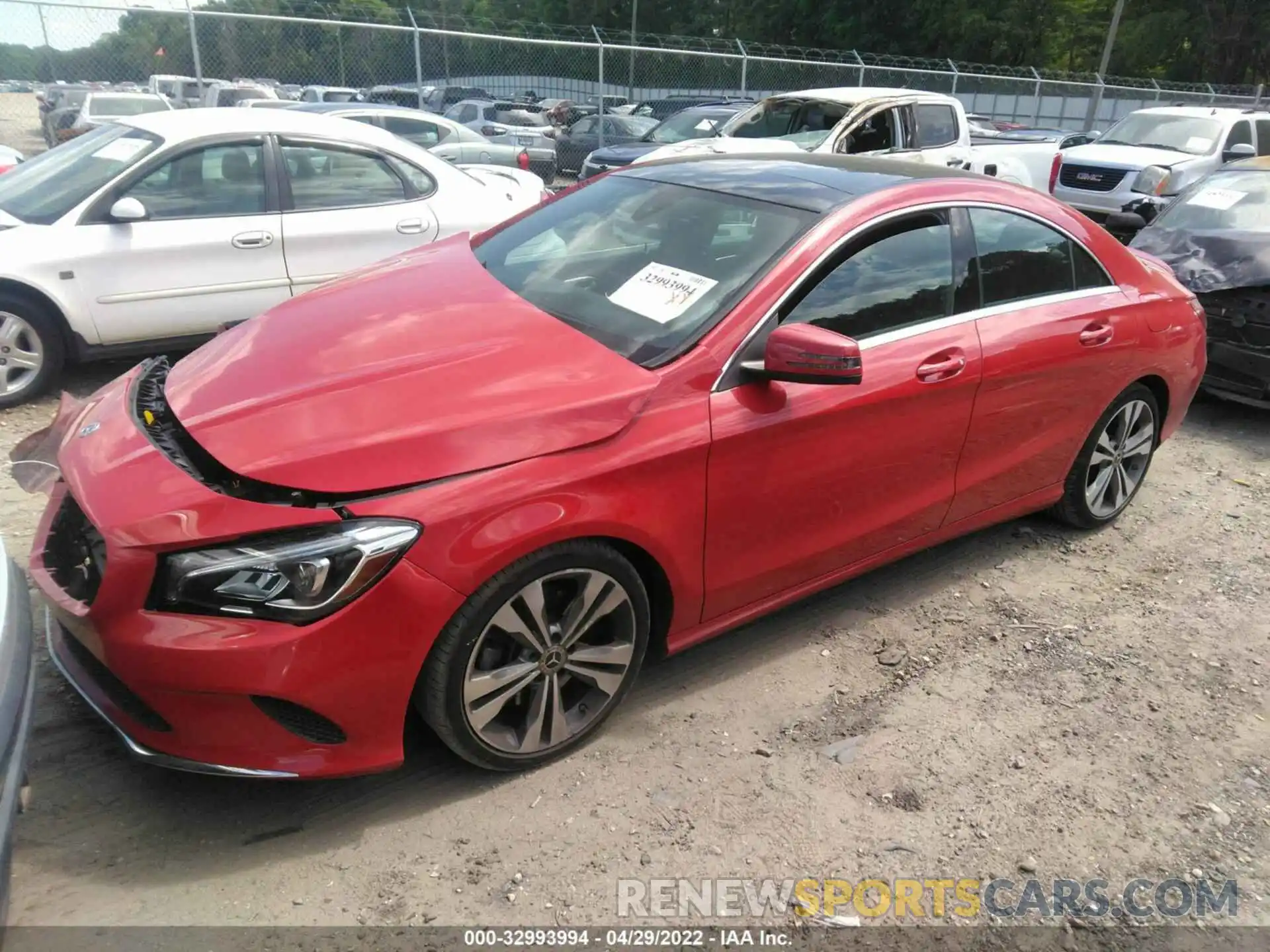 2 Photograph of a damaged car WDDSJ4EB7KN752281 MERCEDES-BENZ CLA 2019