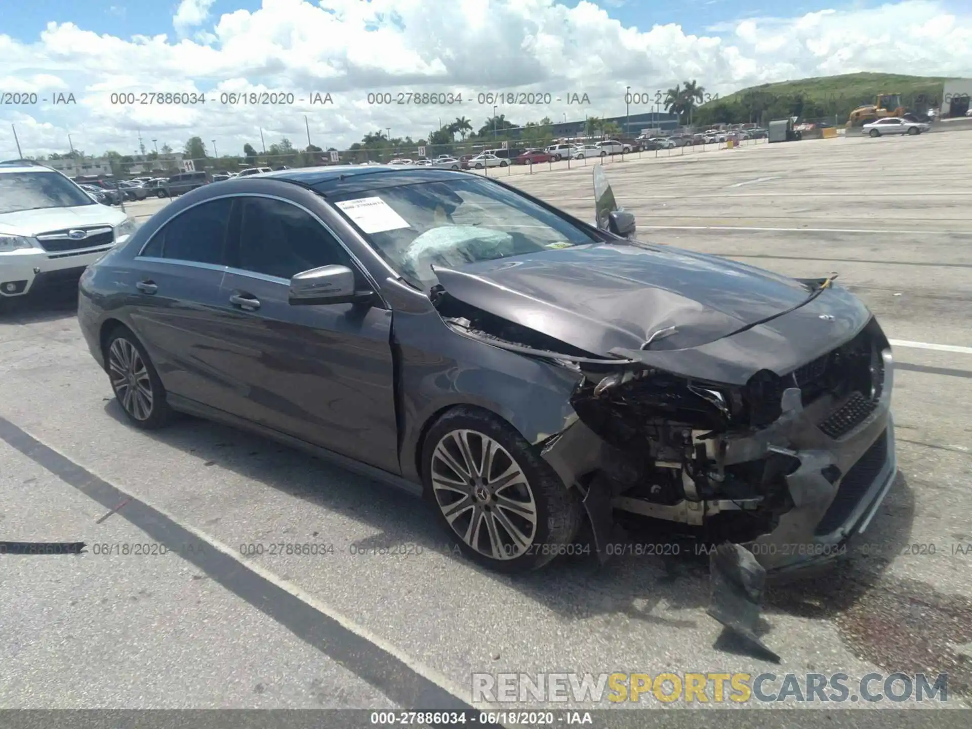 1 Photograph of a damaged car WDDSJ4EB7KN752443 MERCEDES-BENZ CLA 2019