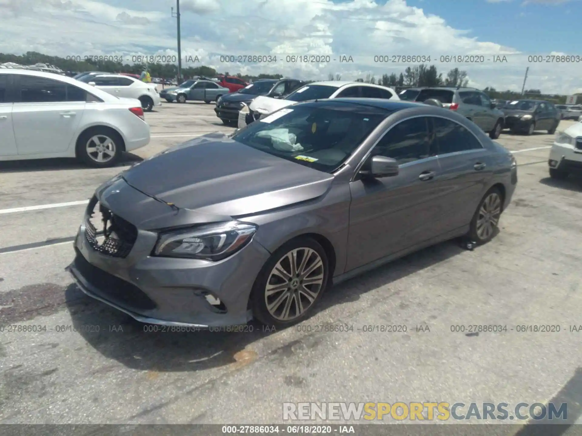 2 Photograph of a damaged car WDDSJ4EB7KN752443 MERCEDES-BENZ CLA 2019